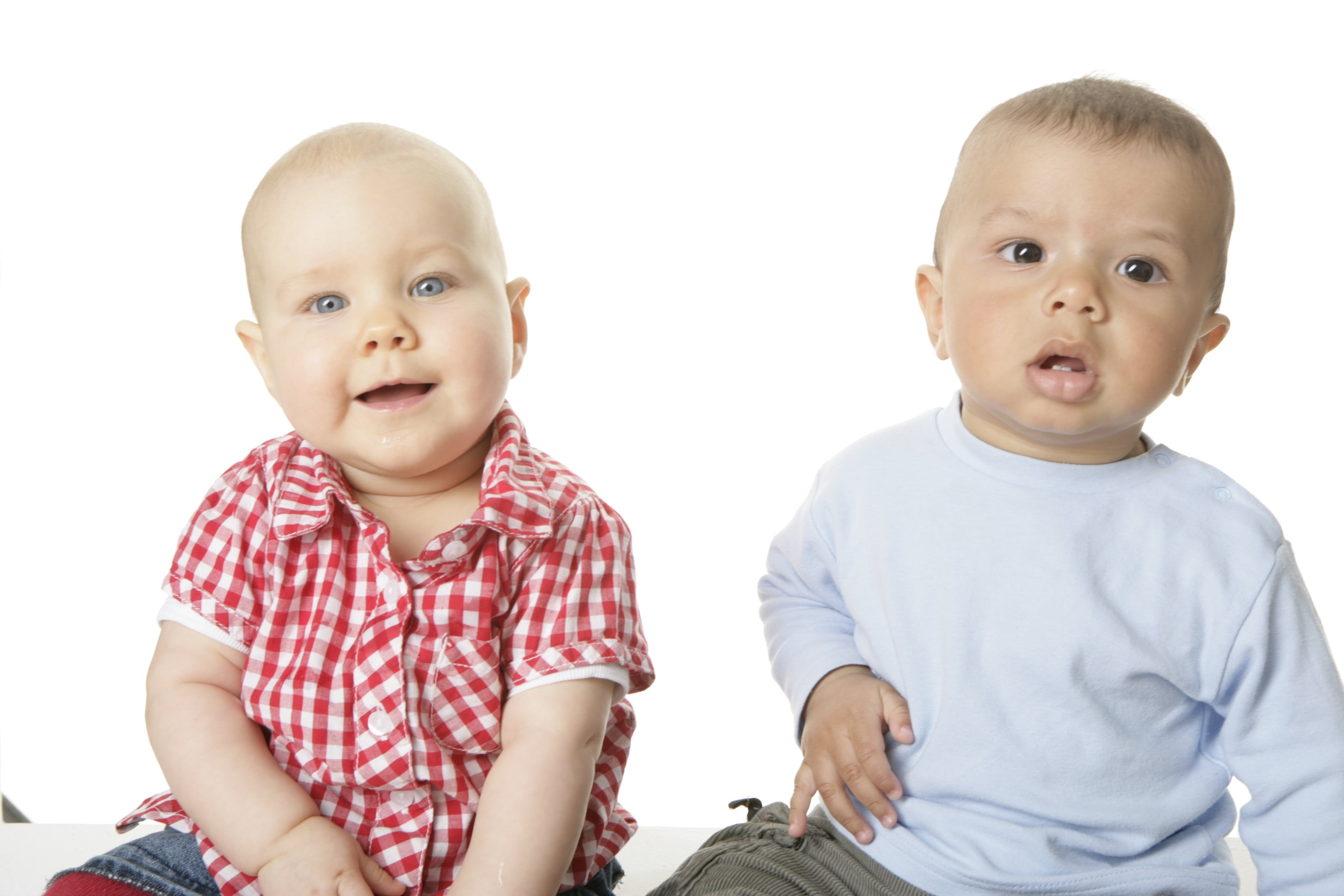 studio shot, sitting, boys, baby, profile, indoors, cut out, cute, white background, friends, migration, blue, 2K, males, sleeved, white, family, portrait, HD Wallpaper