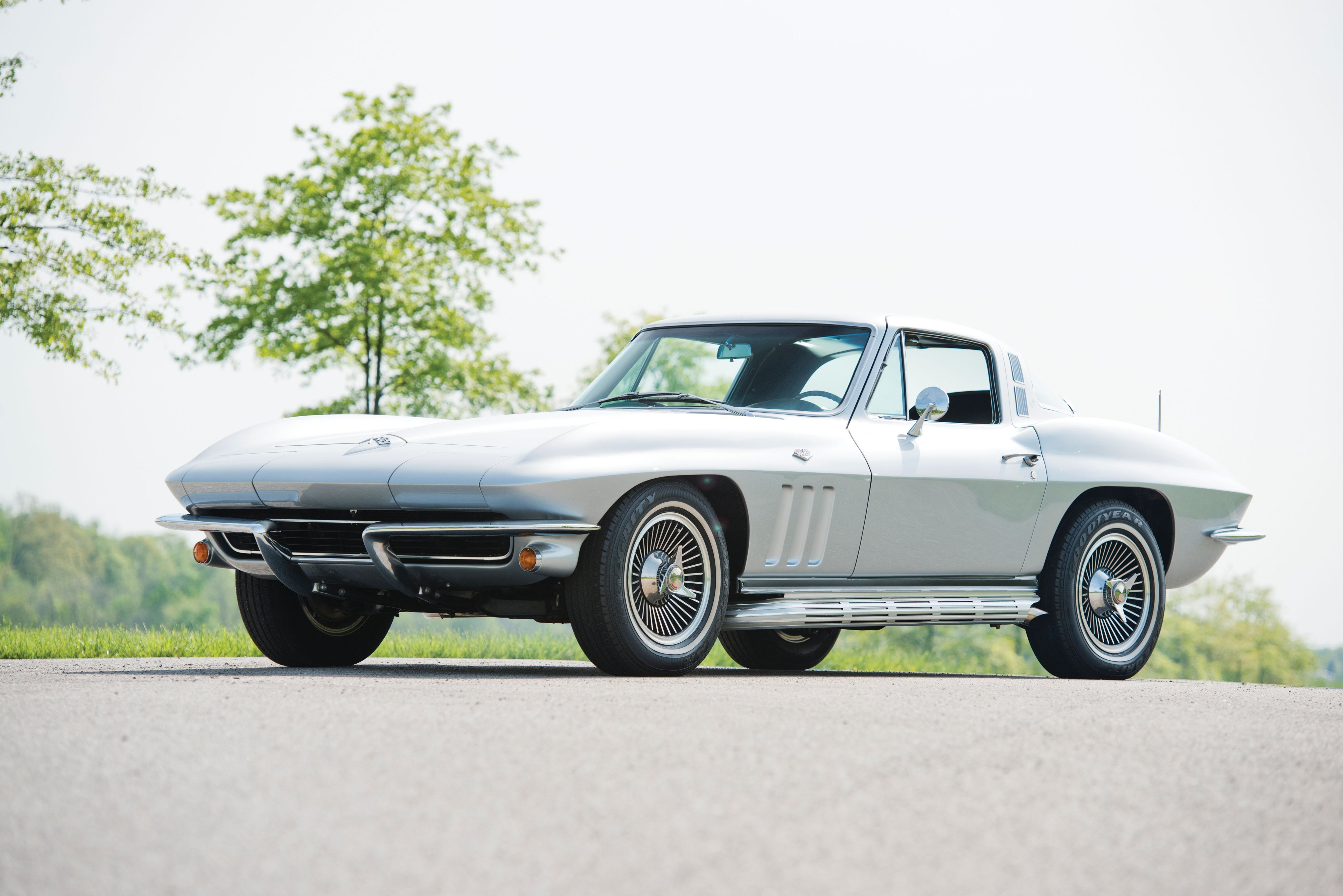 chevrolet, 327, 1965, (c2), 4K, ray, corvette, cars, sting, HD Wallpaper