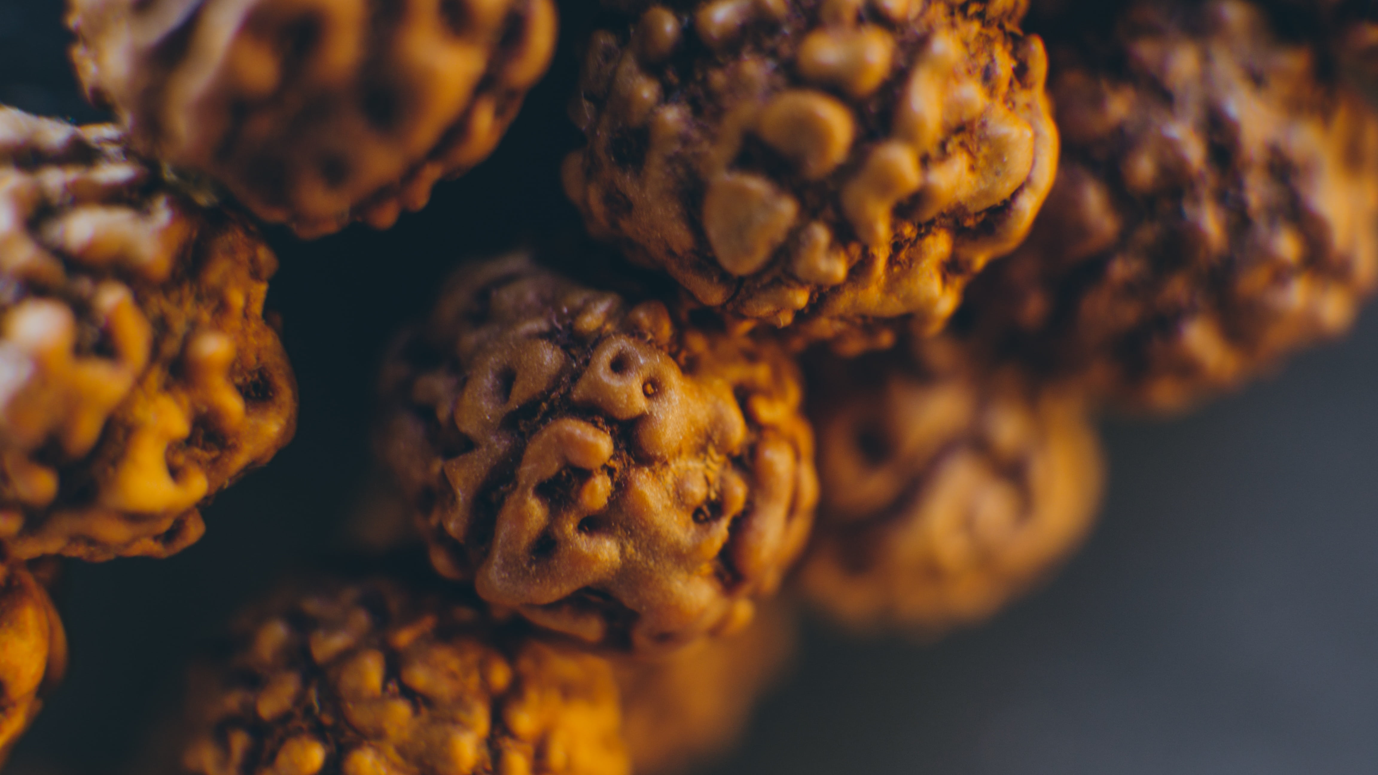 freshness, no people, tibetan, food and drink, group of objects, nuts, meditation, indian, 4K, selective, still life, indoors, close-up, nature, bodhi seeds, HD Wallpaper