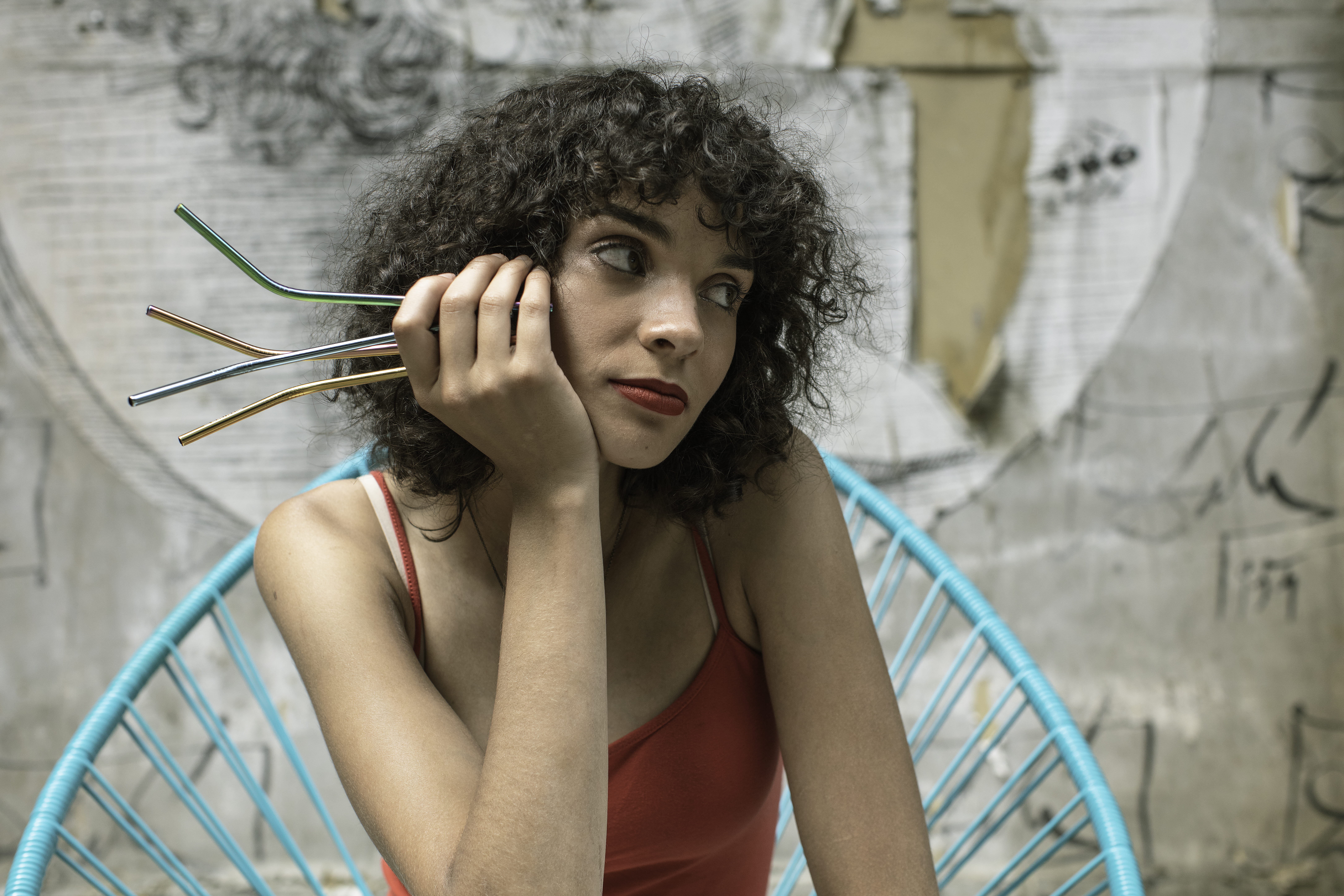 young Women, adult, african Ethnicity, eco-friendly, people, looking, straw, hand, pose, lifestyles, reusable straw, beautiful, one Person, african Descent, HD Wallpaper