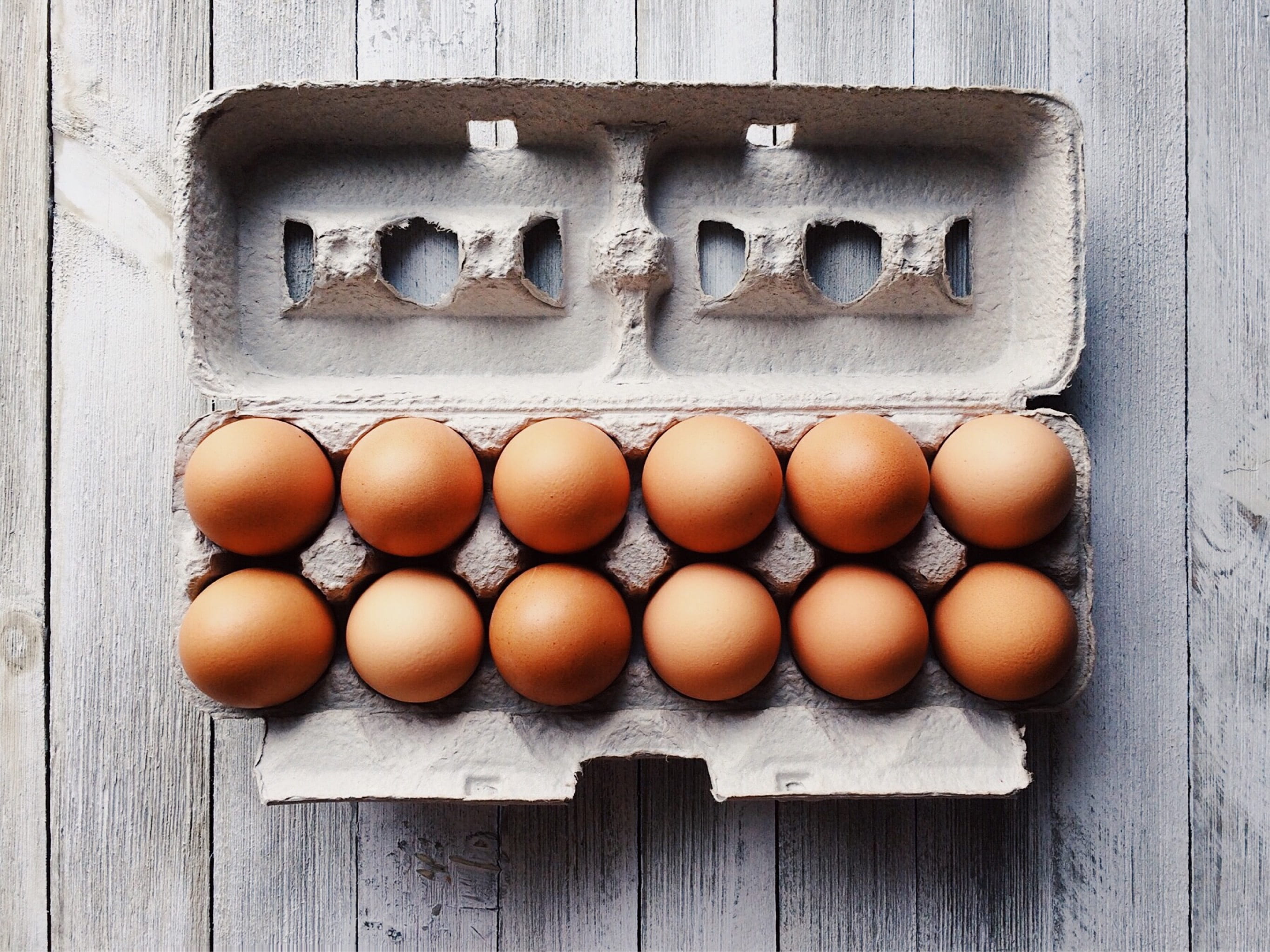 in a row, day, breakfast, wellbeing, fragility, high angle view, chicken, healthy eating, dozen, egg, side by side, fresh, egg carton, no people, food, HD Wallpaper