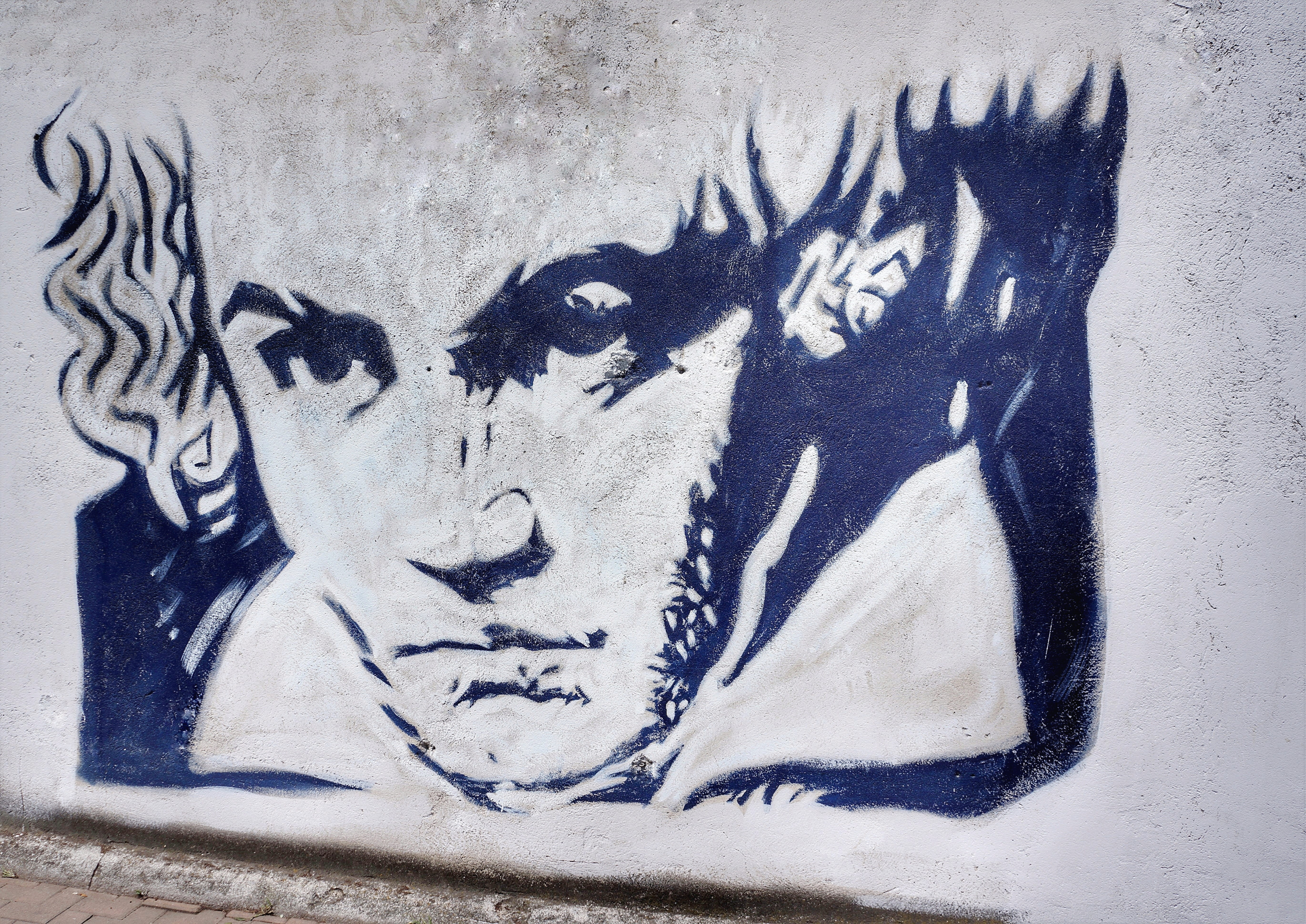 painted, representation, mural, painted image, architecture, paint, art, street, wall, beethoven, no people, 5K, art and craft, wall - building feature, HD Wallpaper