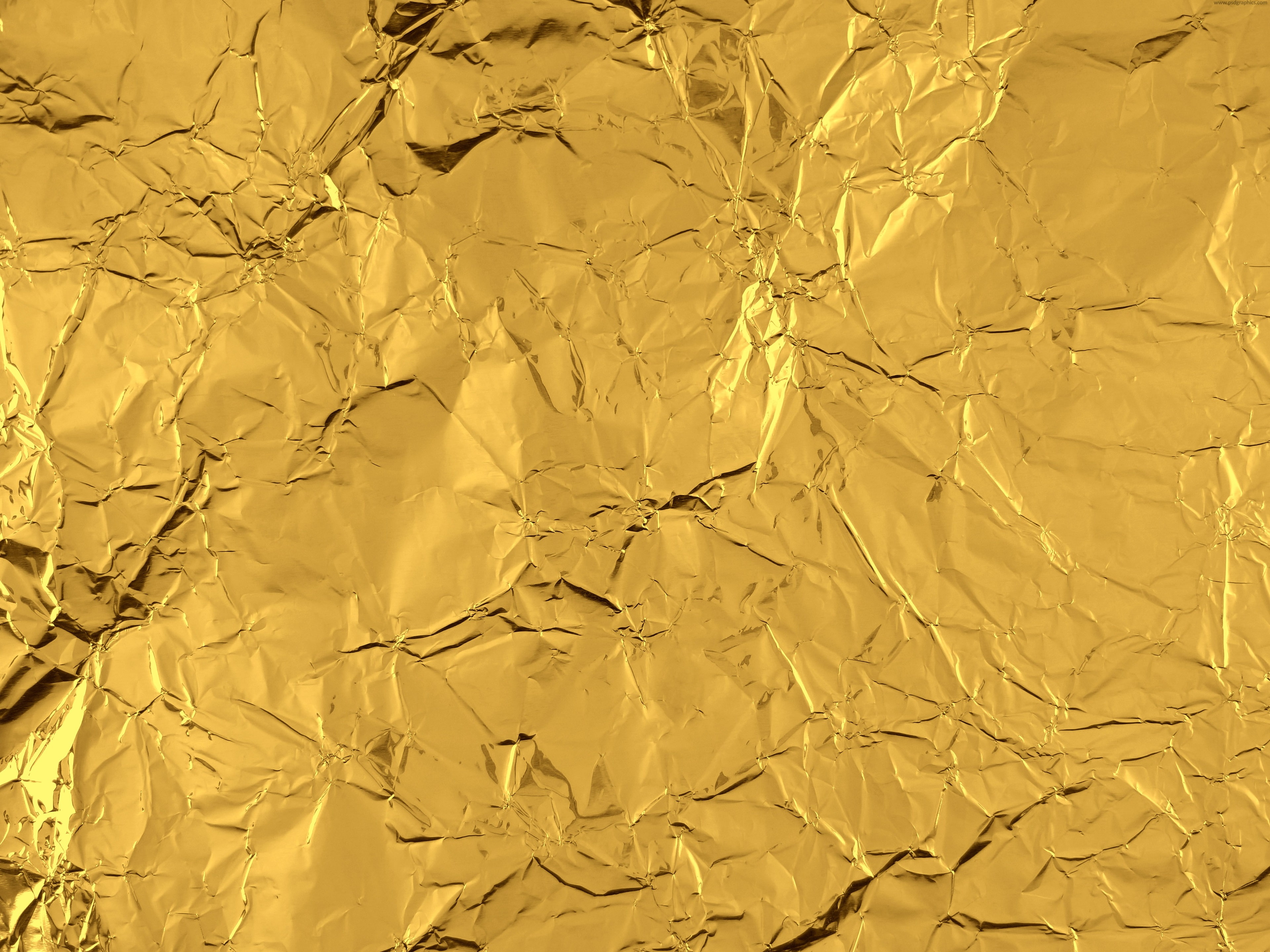 damaged, 4K, high angle view, textured, abstract, paper, crushed, crumpled, full frame, crumpled paper, material, close-up, yellow, day, gold colored, HD Wallpaper