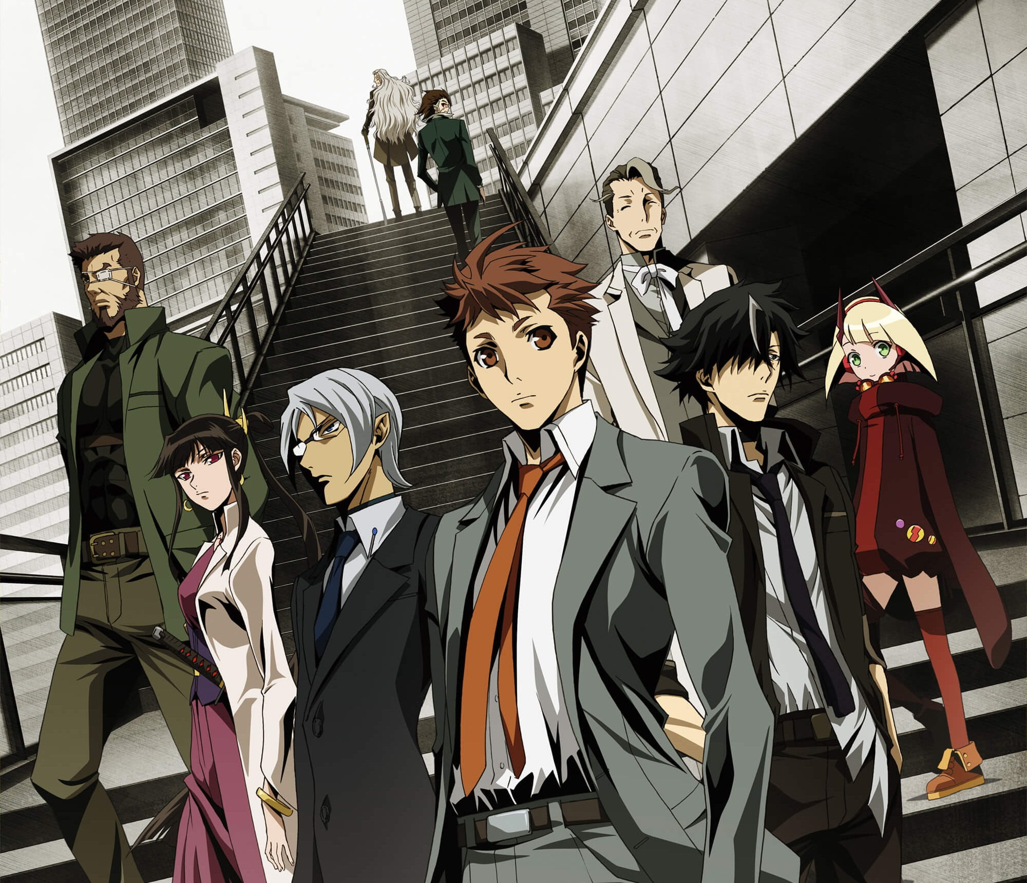 Seiji Nanatsuki, Nazo no Otoko, Zeroemon Kiryuin Sakon, Special Crime Investigation Unit - Special 7, Bellemer Cinq, Shiori Ichinose, Anime, 1080P, Warlock (Special Crime Investigation Unit), HD Wallpaper