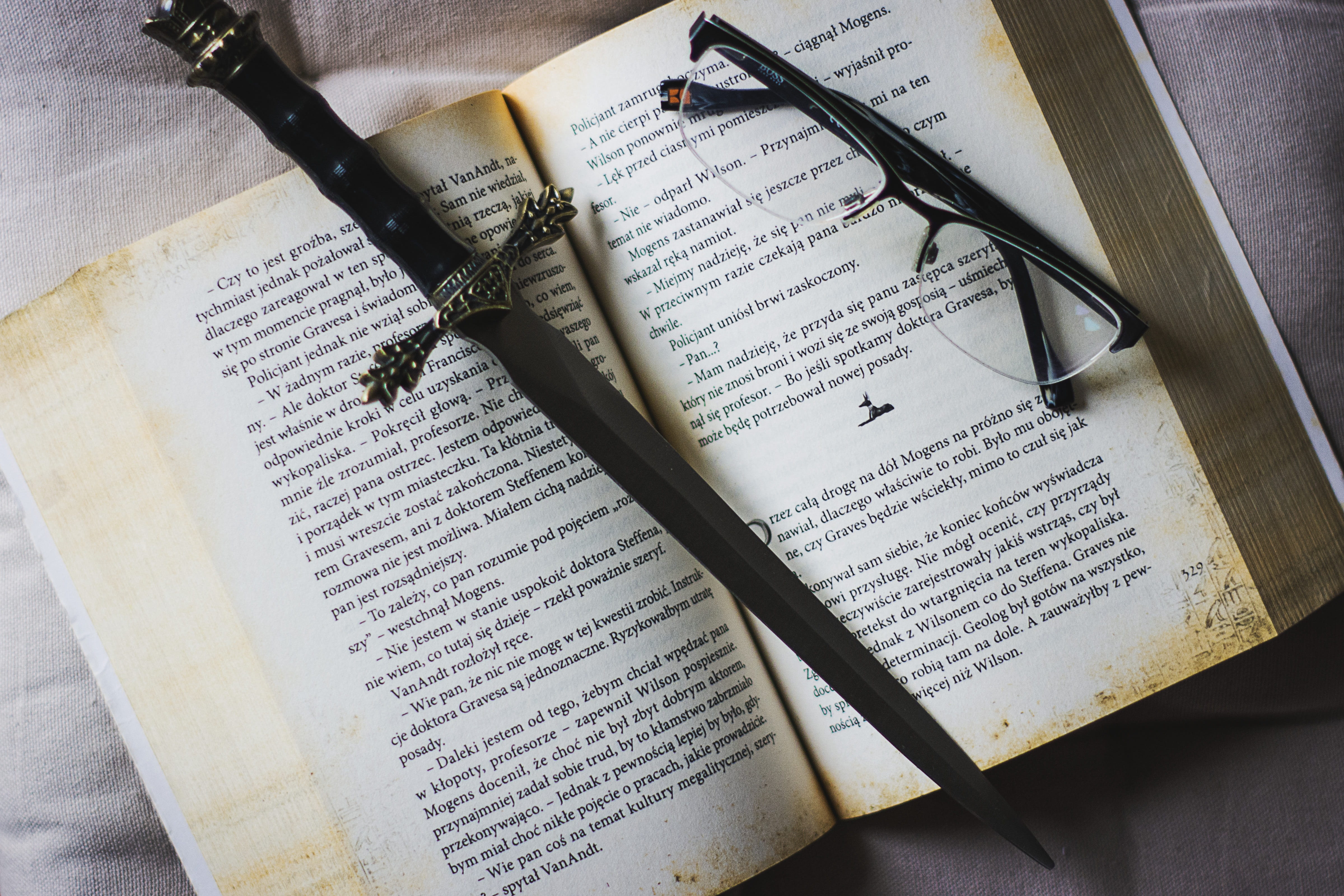 Book, event, Read, publication, reading, bible, page, eyeglasses, indoors, lay, love, old age, catholicism, lying, text, table, photography, paper, knowledge, HD Wallpaper