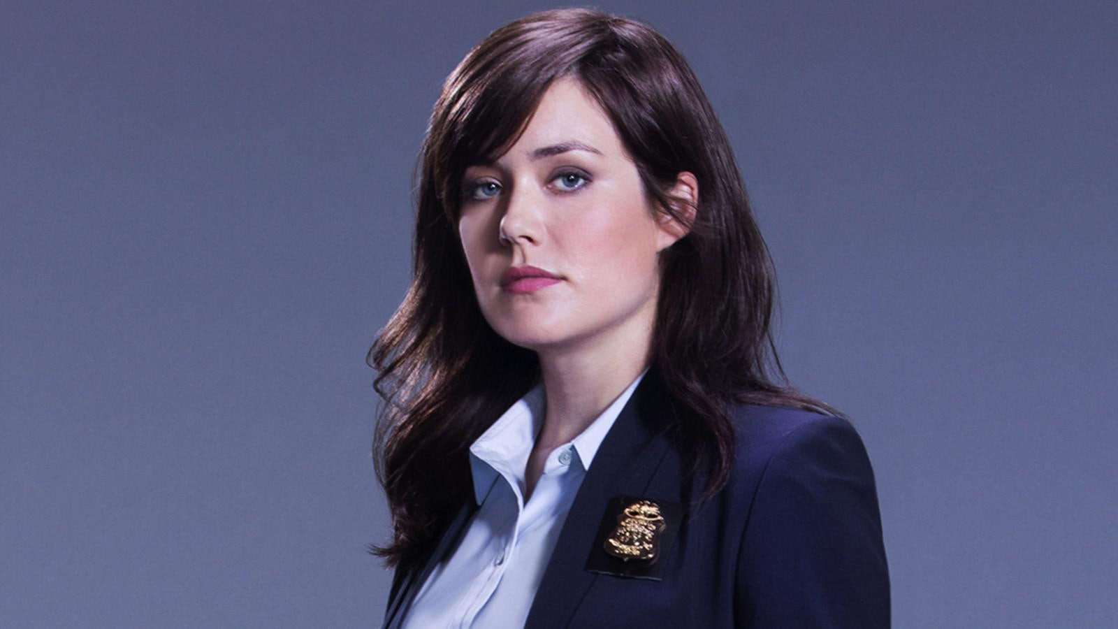 blazer, button, 720P, white, blue, boone, megan, hd, 1600x900, s, shirt, women, HD Wallpaper
