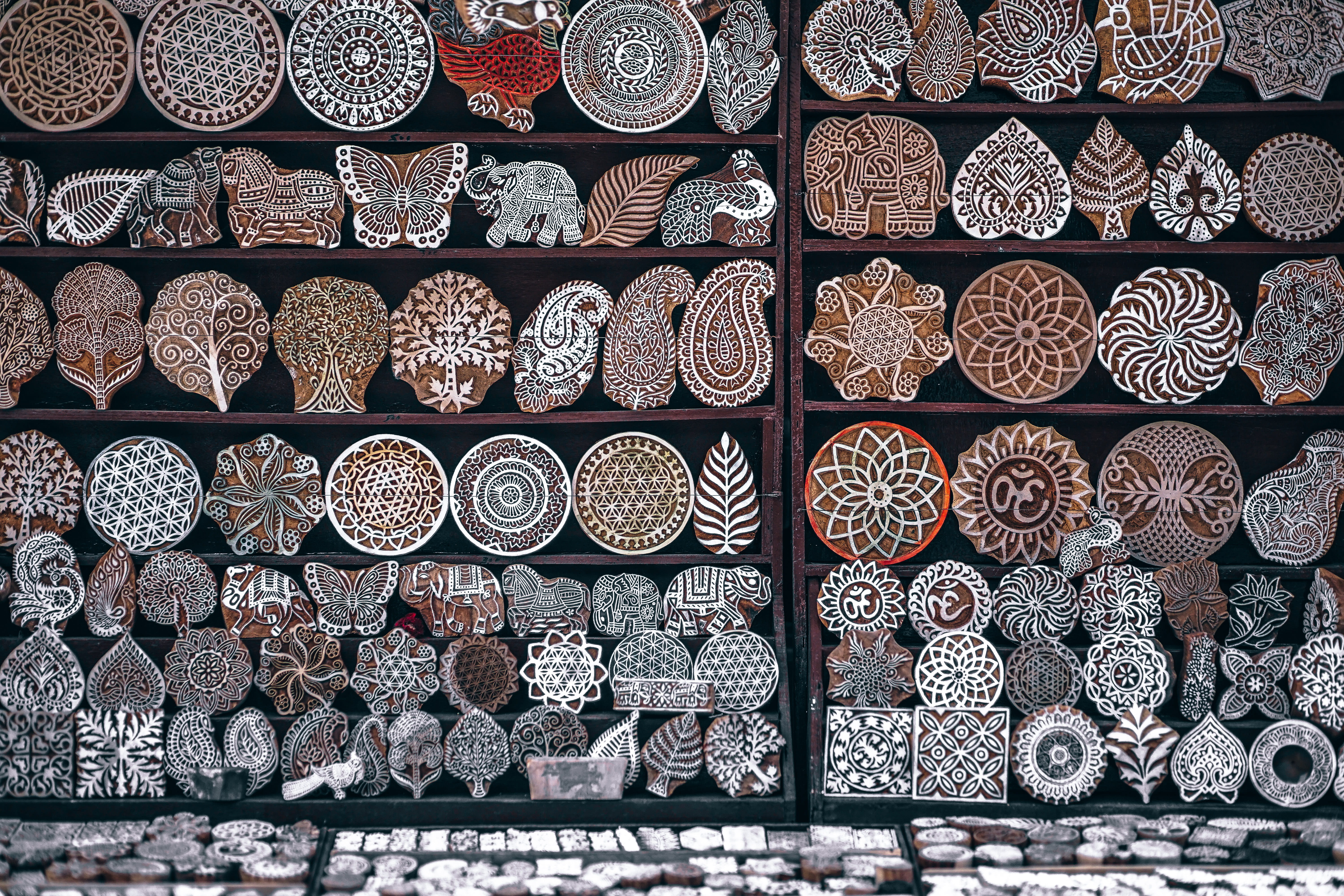 craftsmanship, choice, no people, day, creativity, tradition, in a row, background, 5K, large group of objects, art and craft, creative, texture, for sale, HD Wallpaper