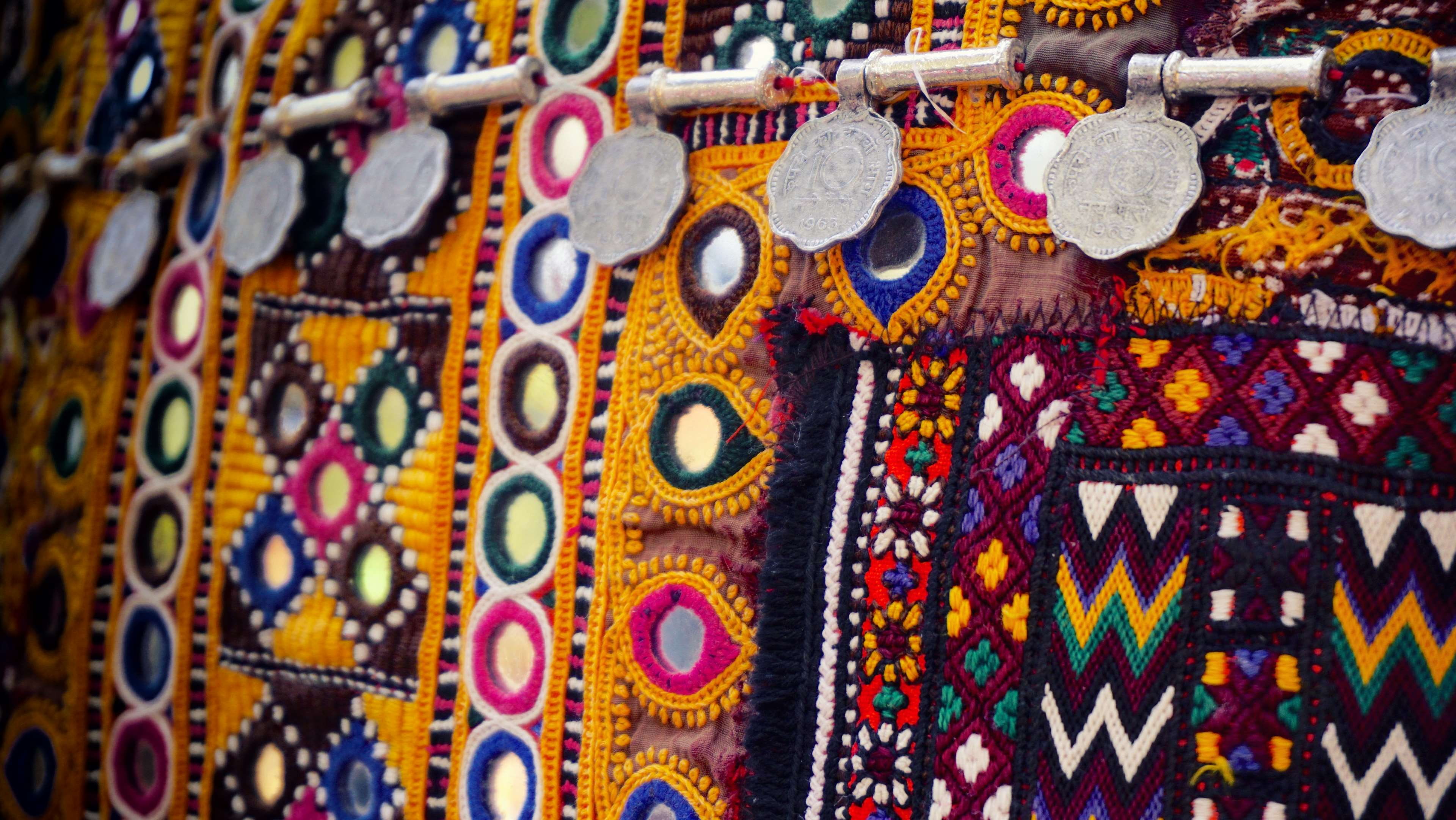 creativity, hanging, for sale, close up, arts and crafts, coins, full frame, art and craft, colourful, multi colored, variation, textile, decoration, floral pattern, HD Wallpaper