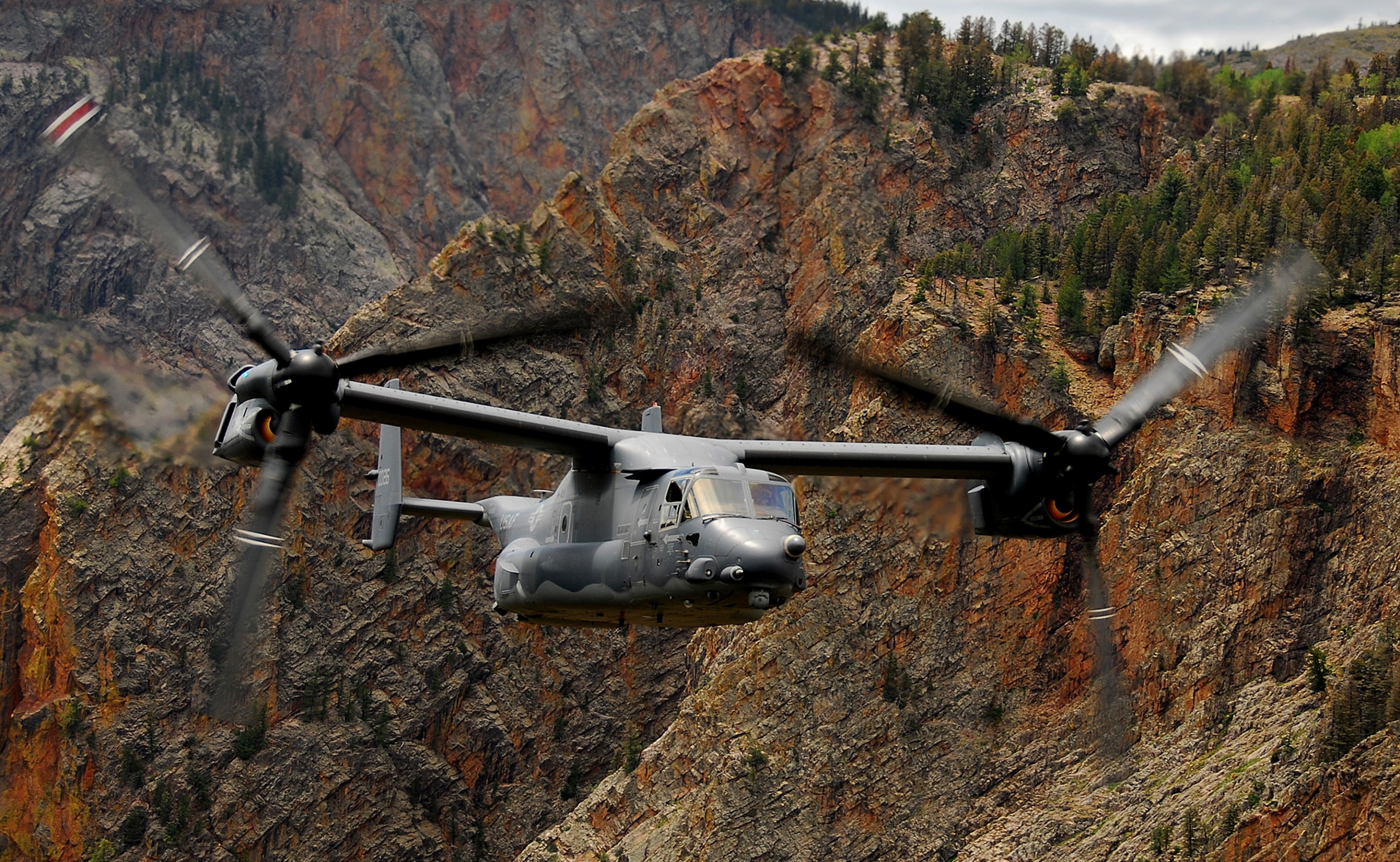 2K, plane, technology, mode of transportation, change, weapon, gray, autumn, environment, outdoors, cargo, tree, Osprey, day, v, Usaf, scenics - nature, HD Wallpaper
