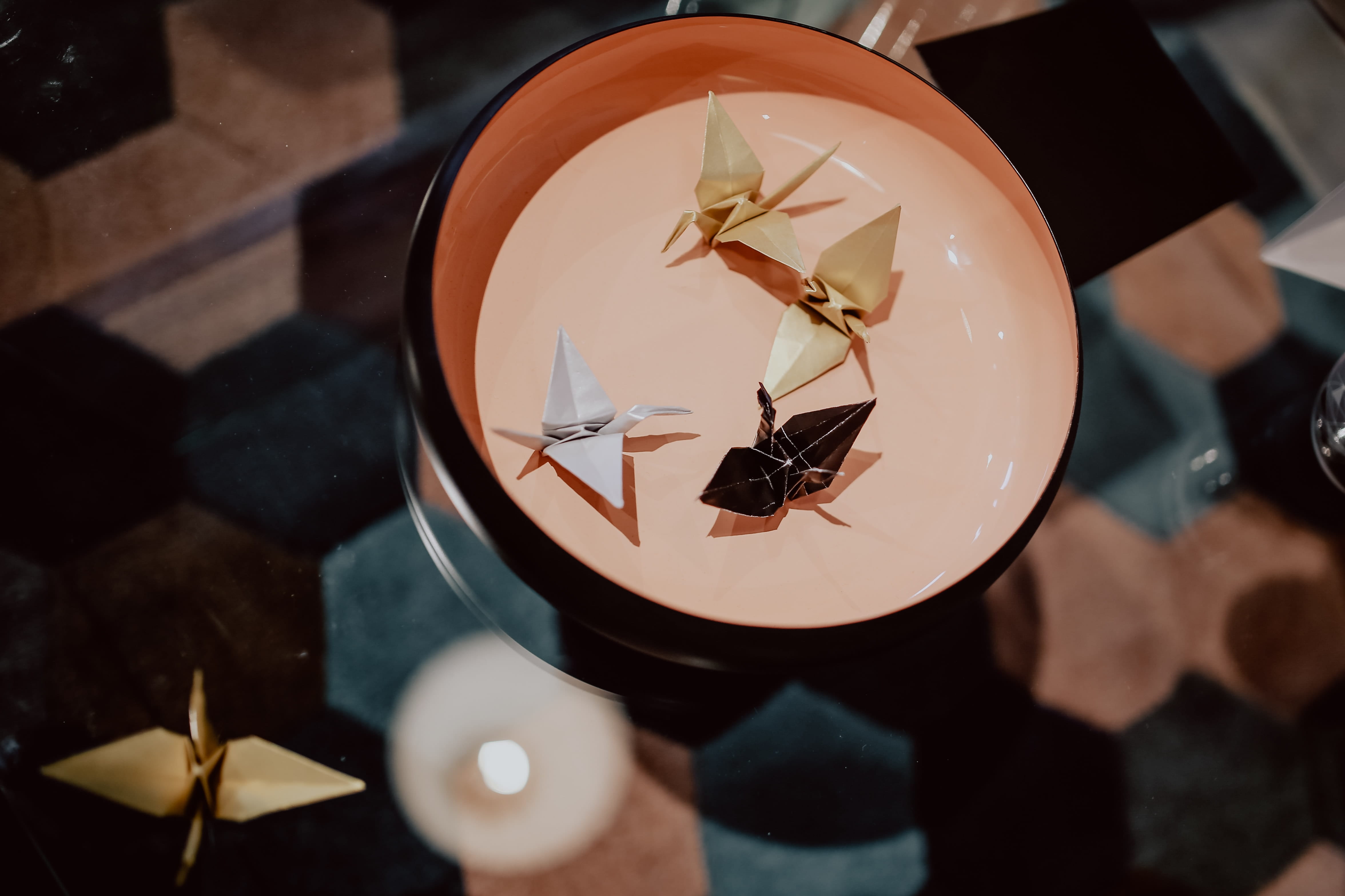 insect, transparent, creative, shadow, sunlight, craft, glass, directly above, paper, close-up, animal wildlife, day, illuminated, 4K, drink, handmade, HD Wallpaper