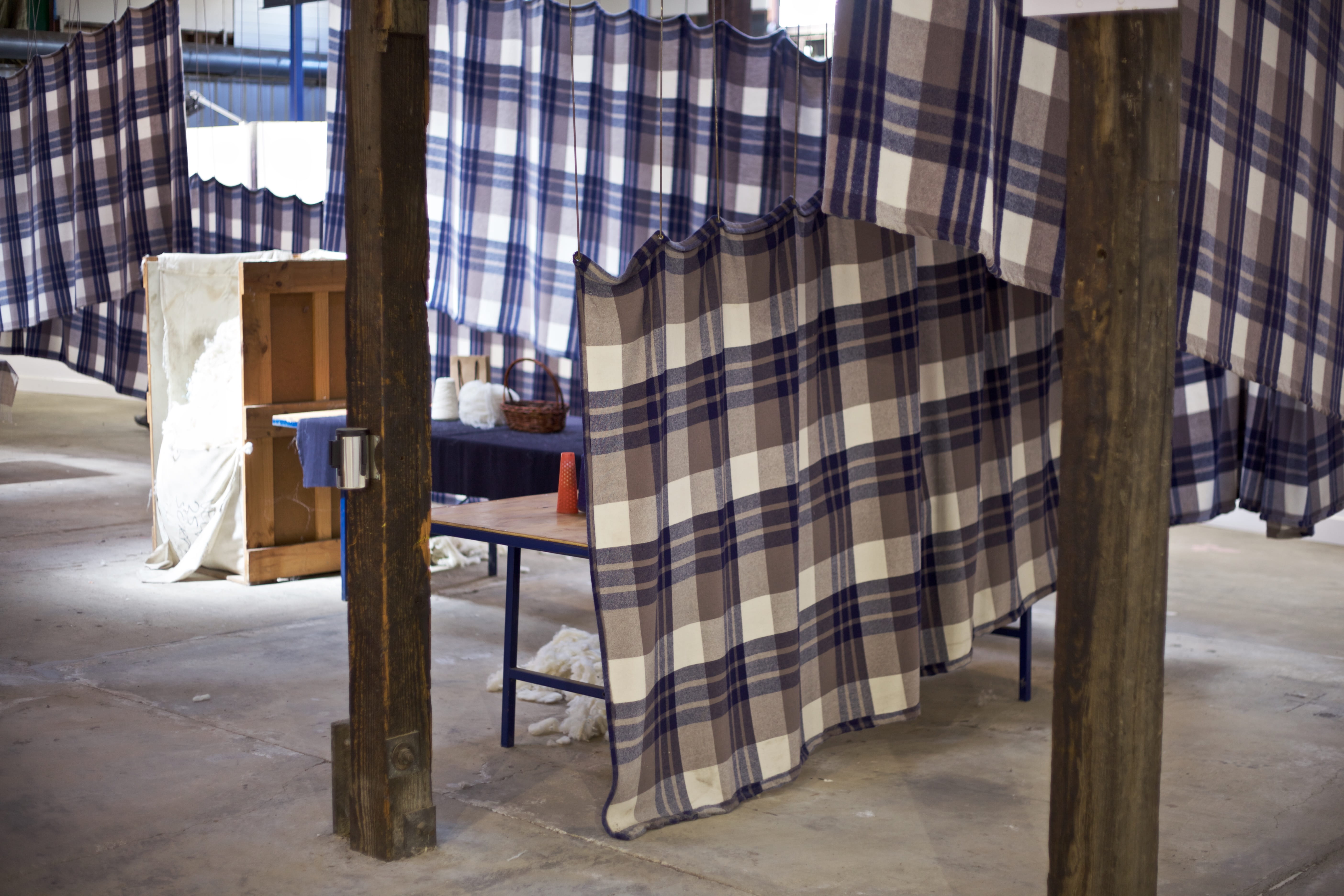 displays, day, victoria, indoors, pattern, nature, creswick, chair, poles, building, no people, flooring, stack, dispaly, fabric, 5K, table, weave, industry, HD Wallpaper