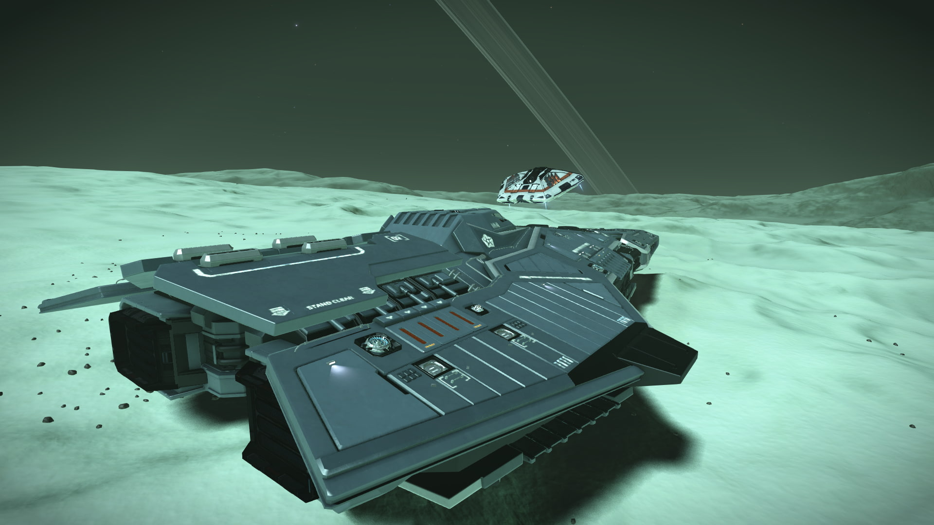 communication, electrical equipment, machinery, still life, armored tank, nature, photography themes, Federal Corvette, military, violence, snow, Elite: Dangerous, HD Wallpaper