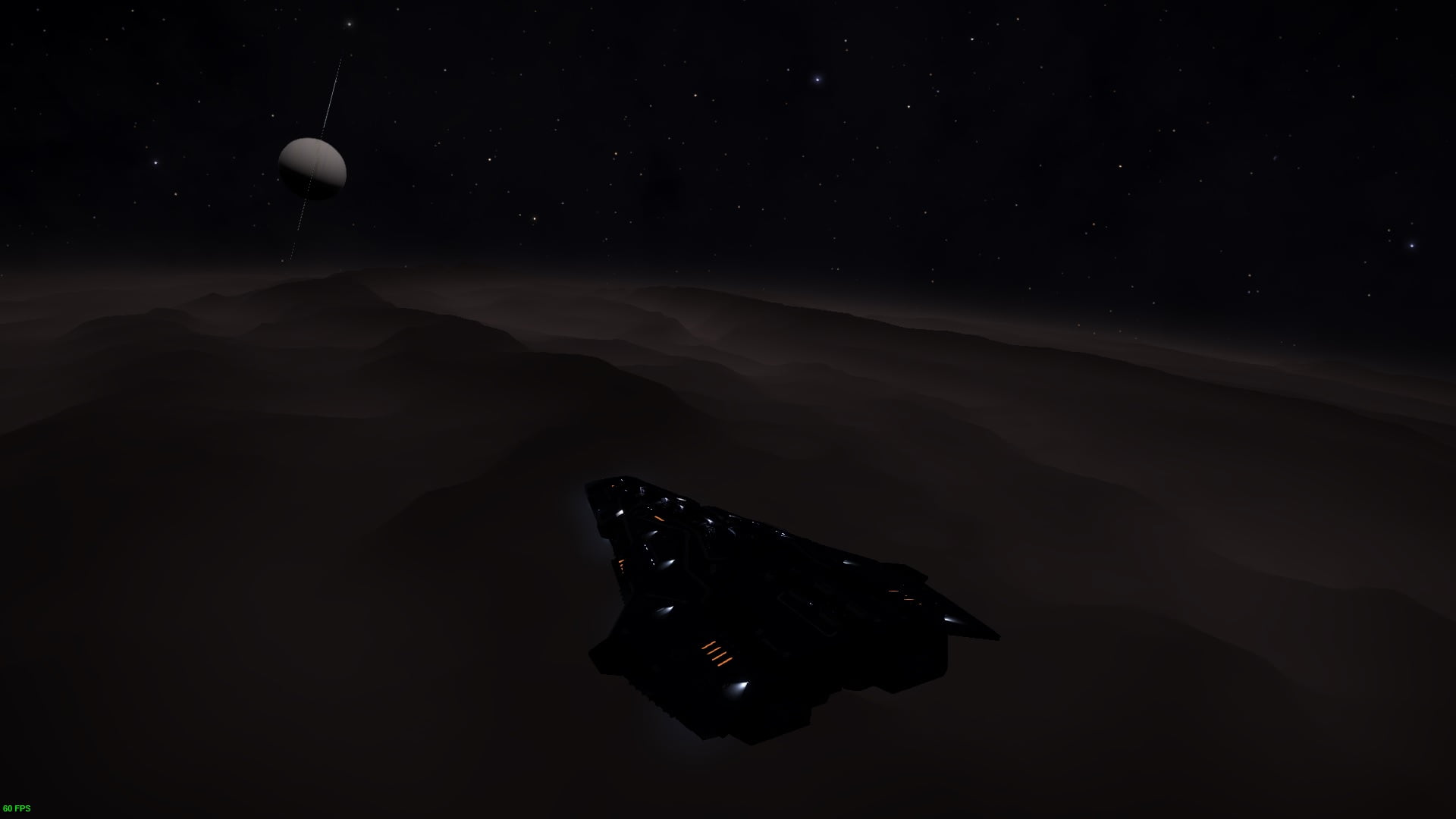 night, activity, rock, beauty in nature, outdoors, sea, motion, Federal Corvette, black color, star - space, astronomy, 1080P, Elite: Dangerous, sky, scenics - nature, HD Wallpaper