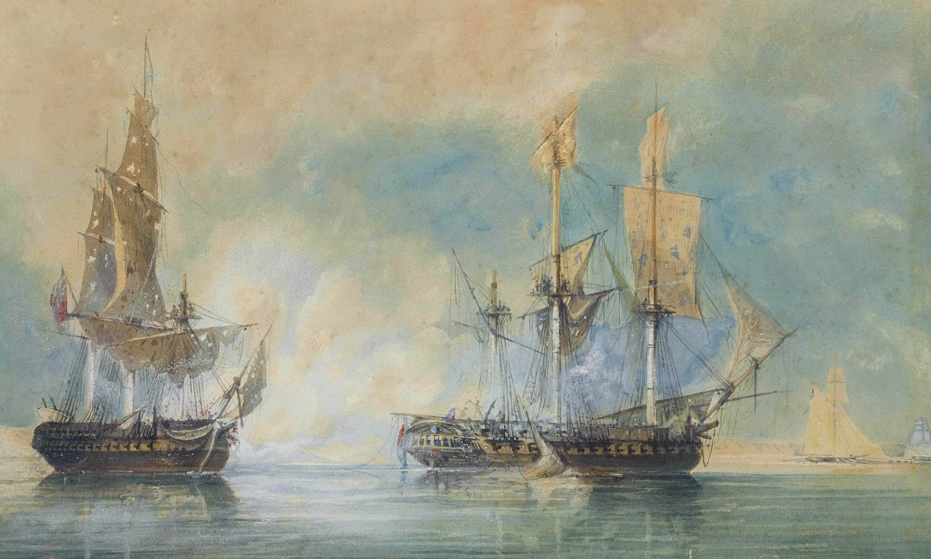 3200x1920 px, 2K, Pintura, Vela, arte, Barcos, HD Wallpaper