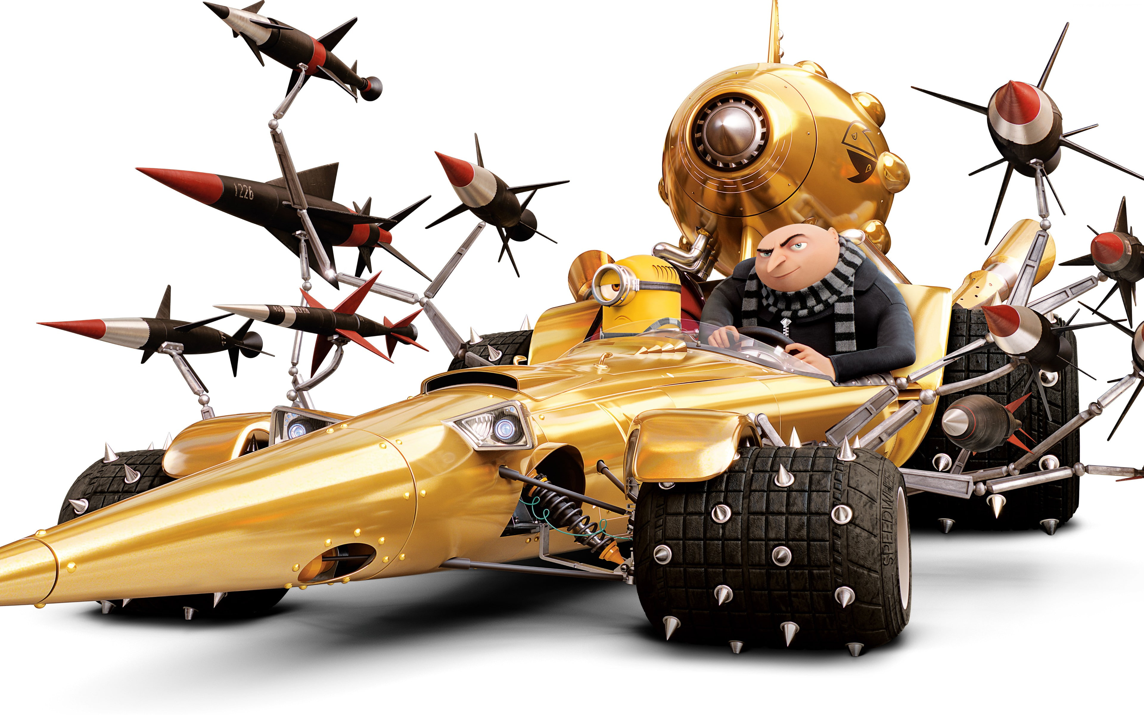 Despicable Me 3, 4k, Dru, 4K, poster, minion, HD Wallpaper