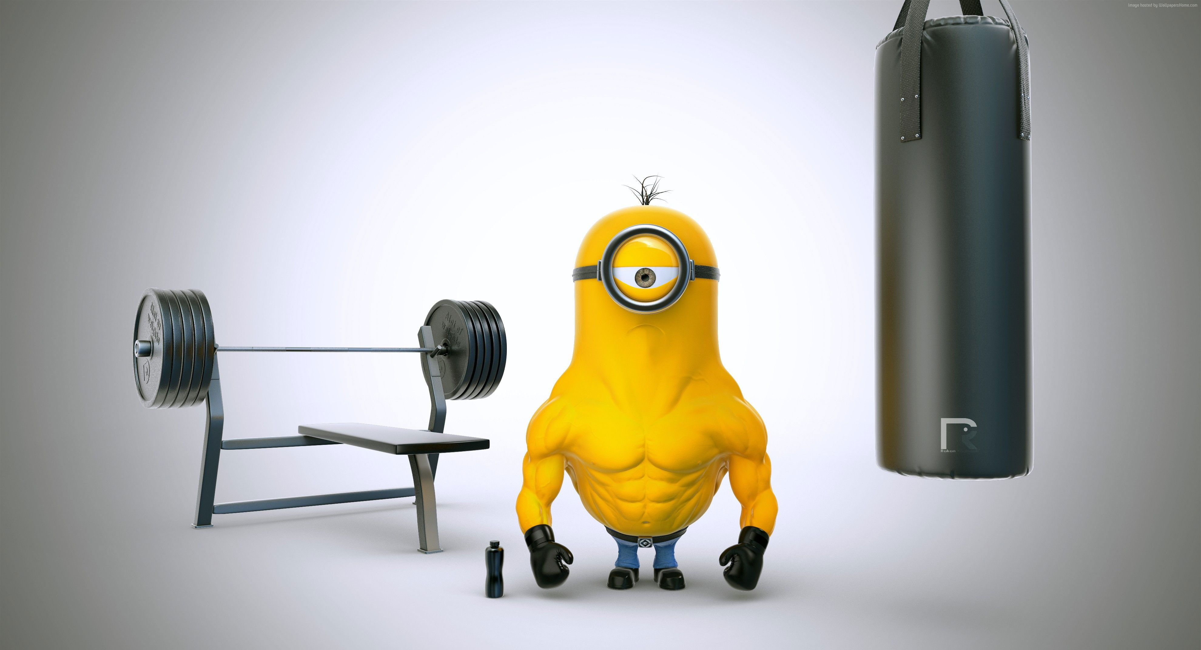 4k, Despicable Me 3, 4K, minion, HD Wallpaper
