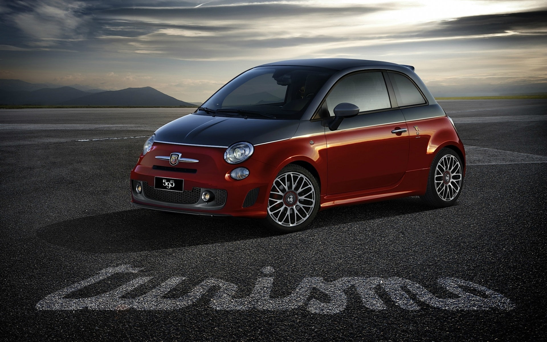 1080P, fiat, turismo, Fiat 500 Abarth, abarth, HD Wallpaper