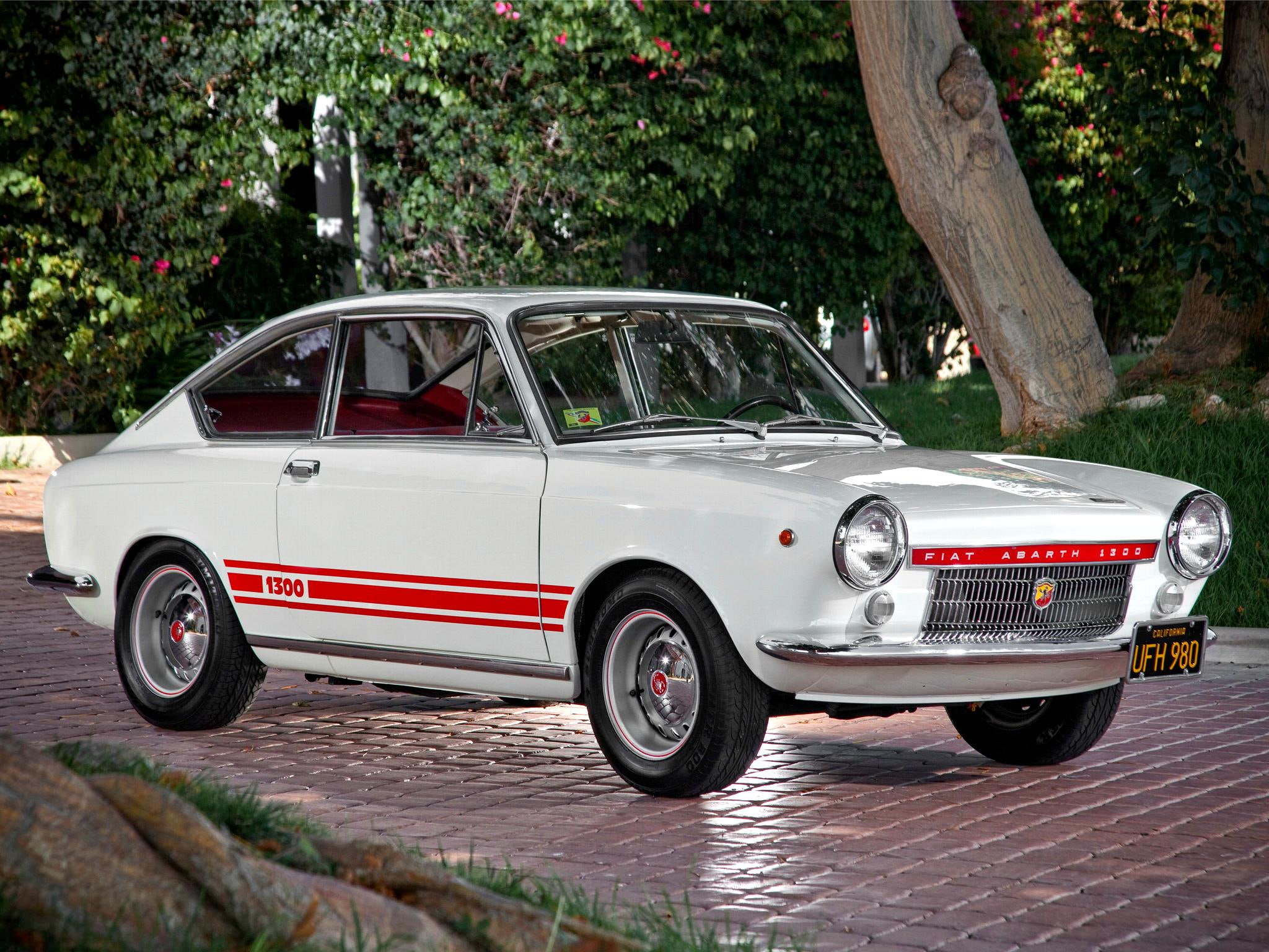 1300, vintage, 1080P, ot, cars, abarth, fiat, 1966, antique, classic, HD Wallpaper