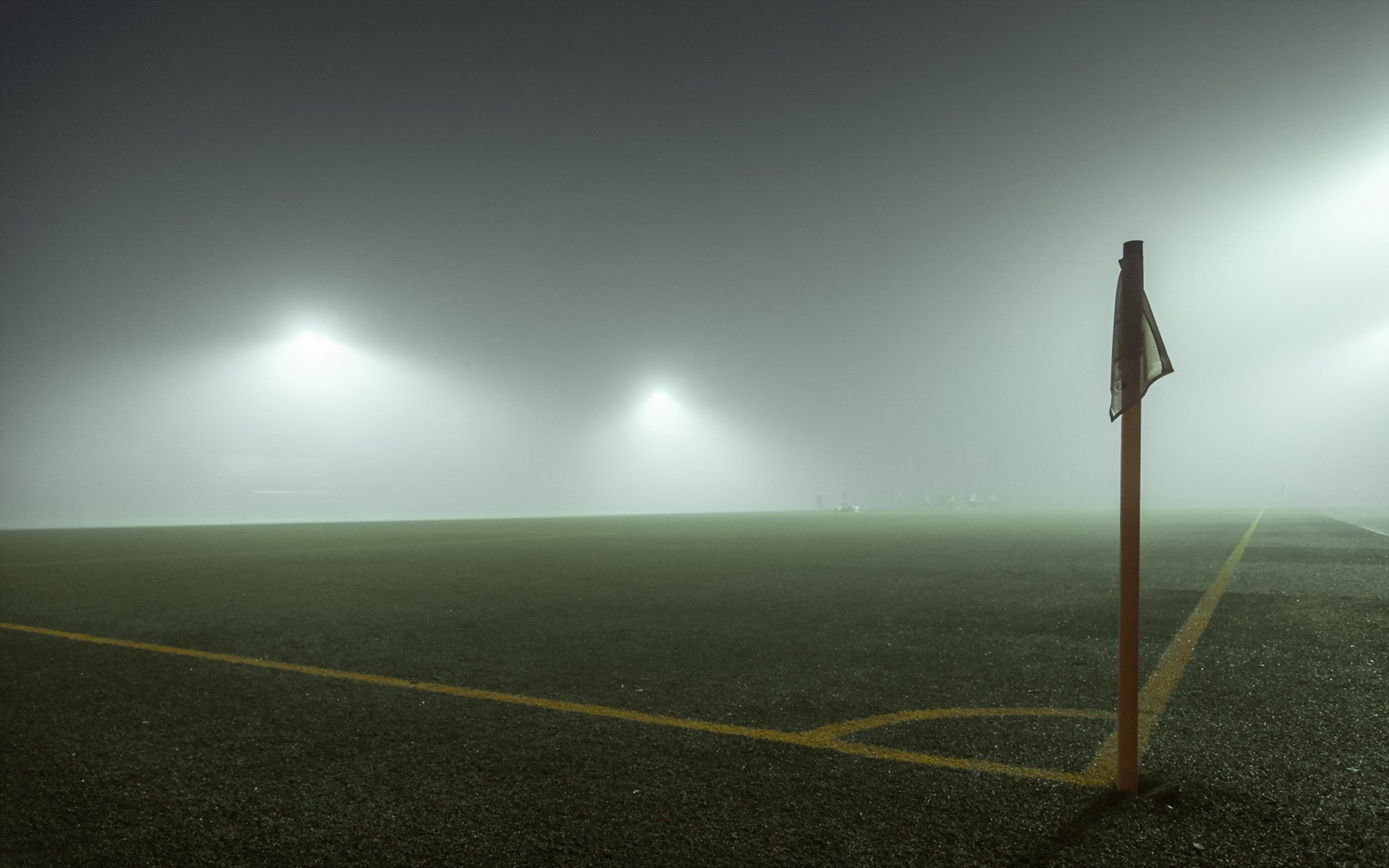 fog, corner, light, stadion, sport, football, 1080P, HD Wallpaper