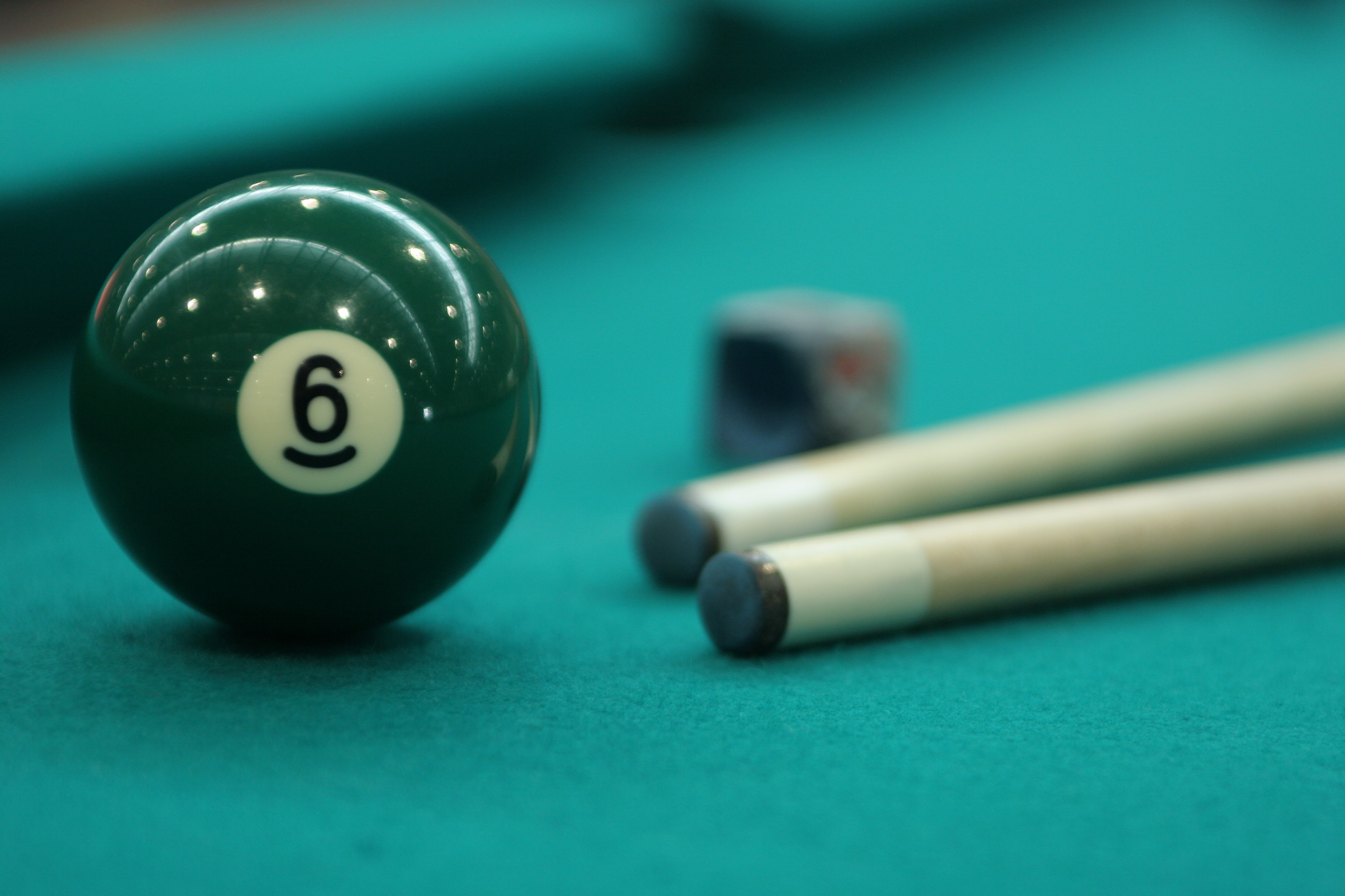 2K, pool ball, relaxation, leisure games, game, no people, cue ball, snooker, competition, leisure activity, number, mat, sports equipment, ball, pool cue, HD Wallpaper