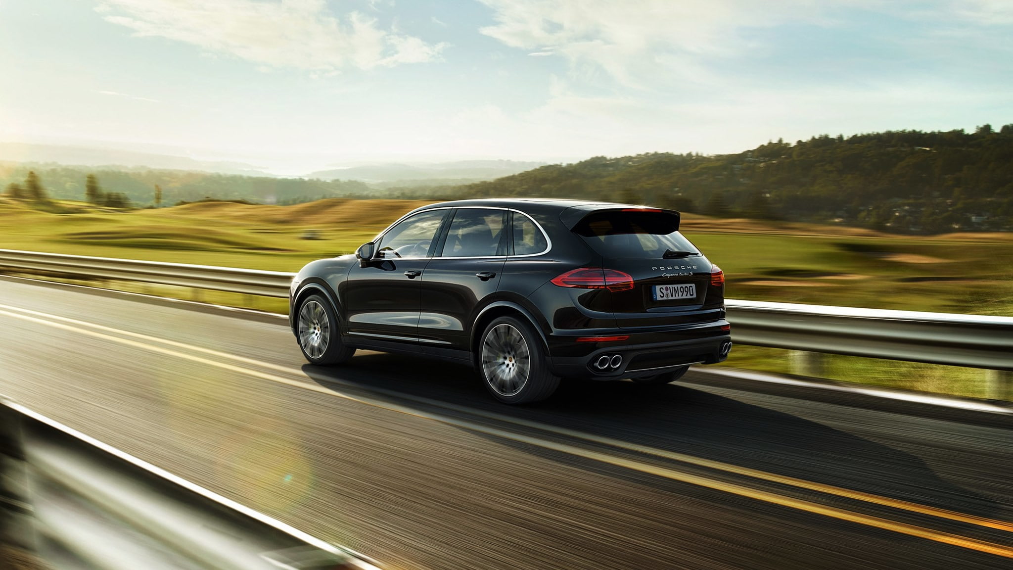 2015, Cayenne, suv, Porsche, black, Turbo S, 1080P, s, 958, turbo, HD Wallpaper