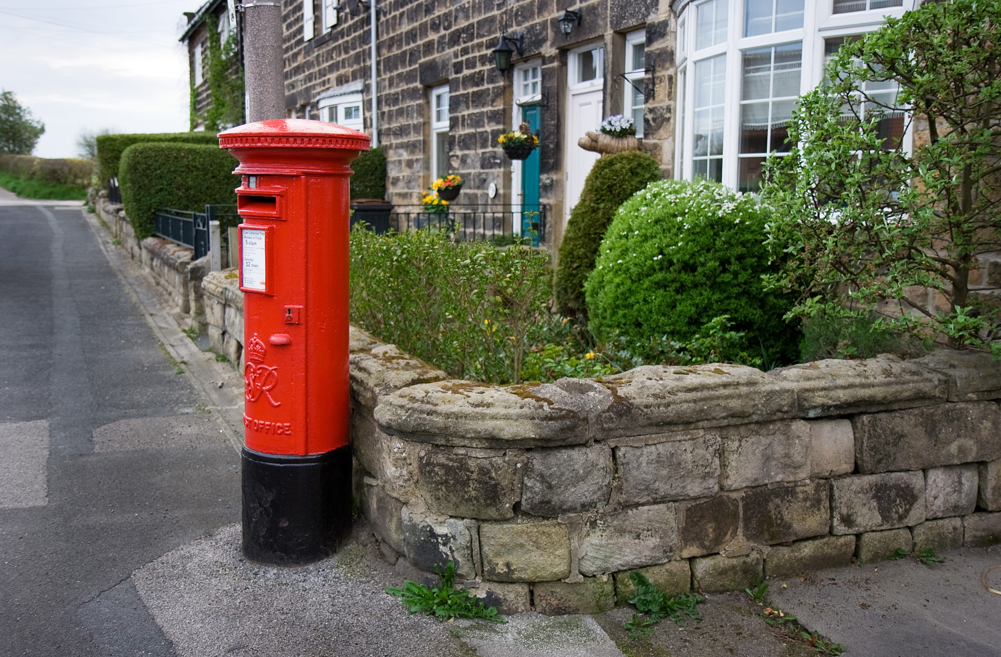 built structure, telephone, plant, footpath, box, mailbox, building exterior, public mailbox, england, red, pay phone, day, telephone booth, street, communication, HD Wallpaper