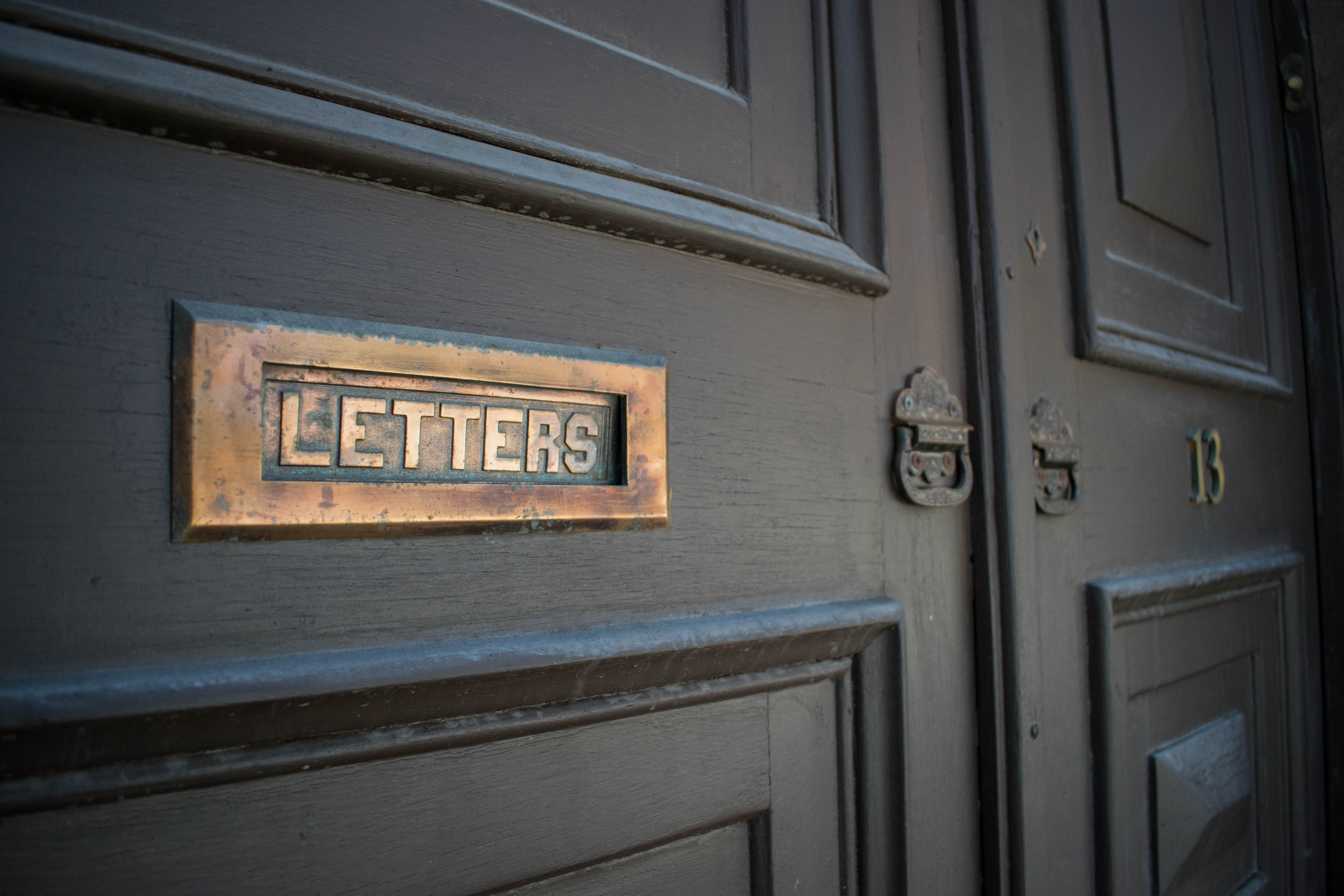 city, architecture, public mailbox, text, mail, letters, brown, entrance, close-up, letter, communication, wood, outdoors, protection, door, closed, wooden, HD Wallpaper