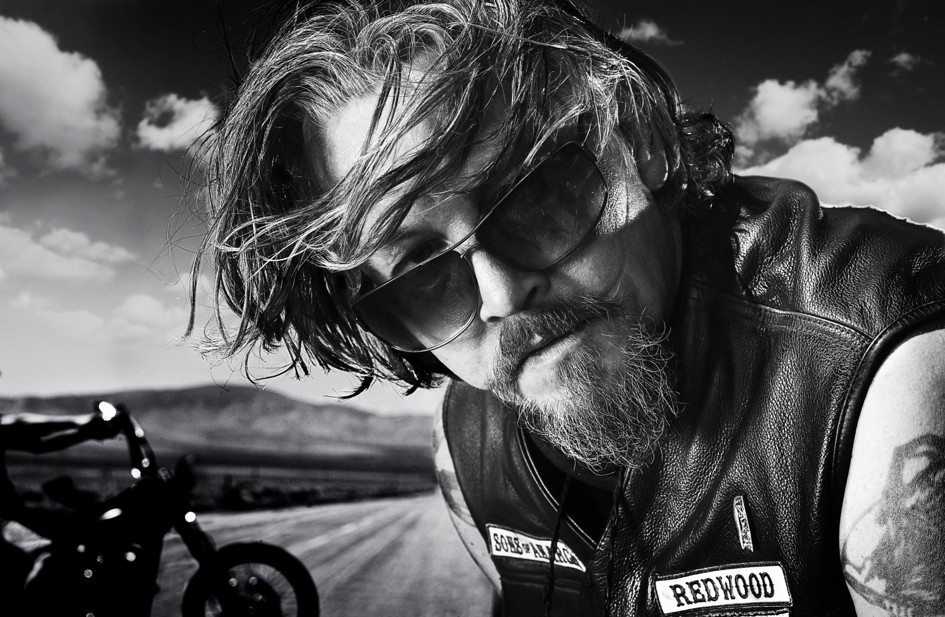 Sons Of Anarchy , black, 1080P, frame, TV Show, sunglasses, HD Wallpaper