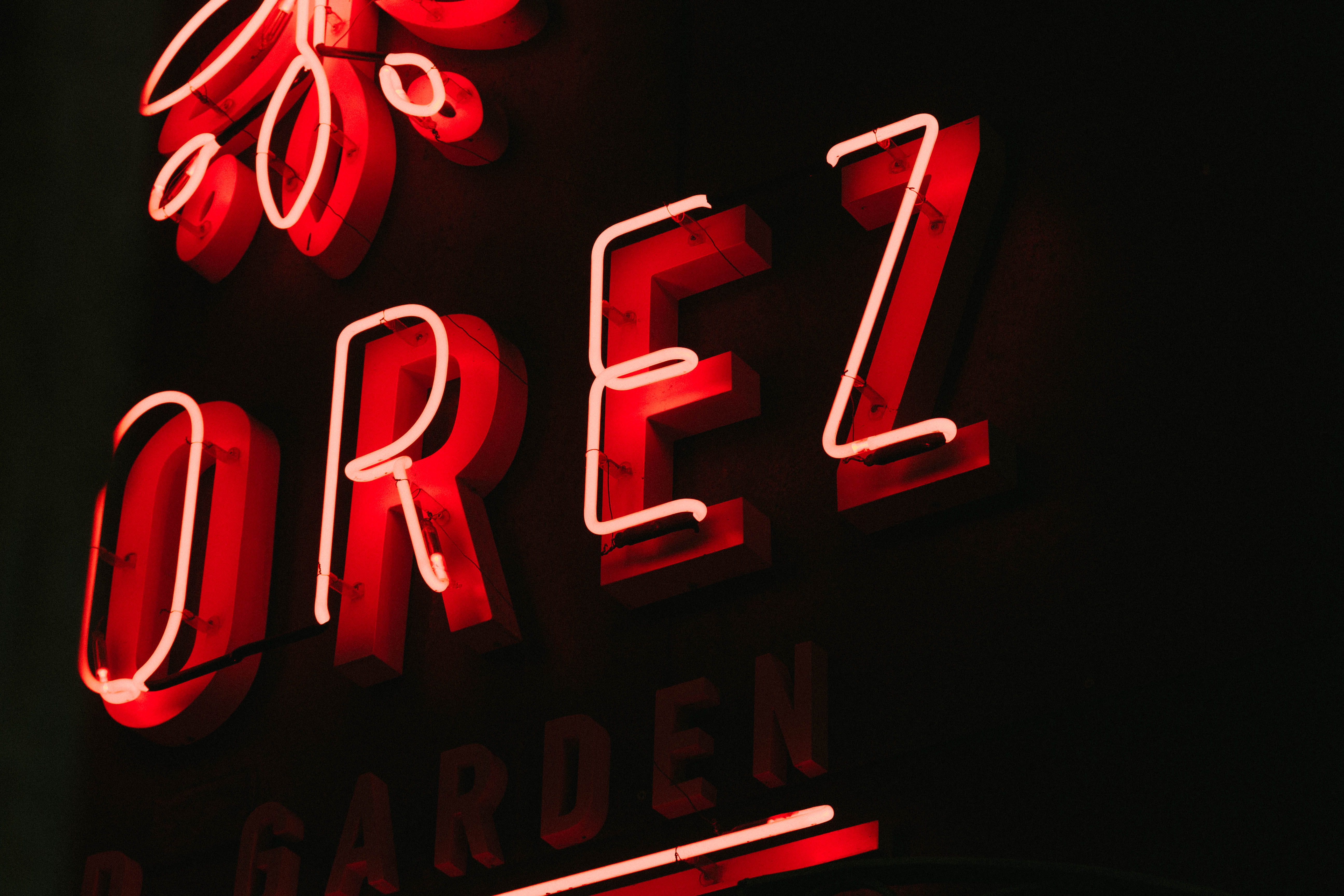 z, no people, red, communication, restaurant, arts culture and entertainment, diner, illuminated, bulb, typo, orthographic symbol, business, western script, HD Wallpaper