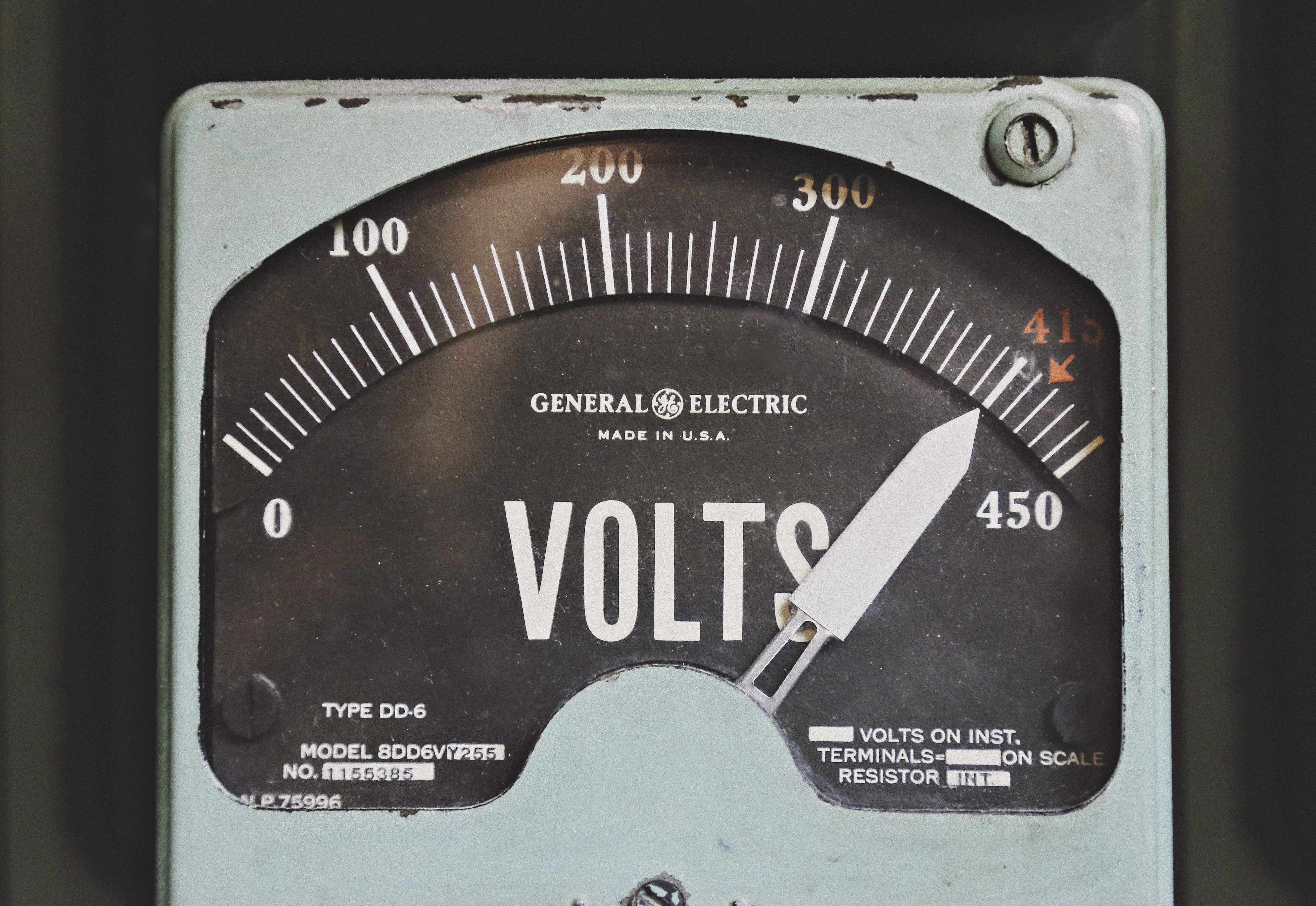 western script, close-up, electrical, detail, meter, electricity, single object, sign, Volt meter, control, gauge, electric, instrument of Measurement, HD Wallpaper