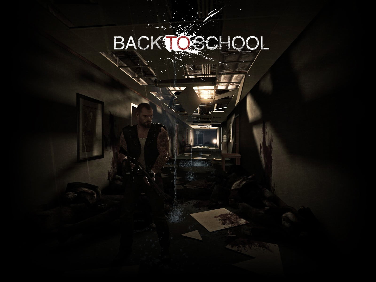 Left 4 Dead, western script, transportation, script, Left 4 Dead 2, architecture, text, s, Back To School, law, night, crime, social issues, illuminated, HD Wallpaper