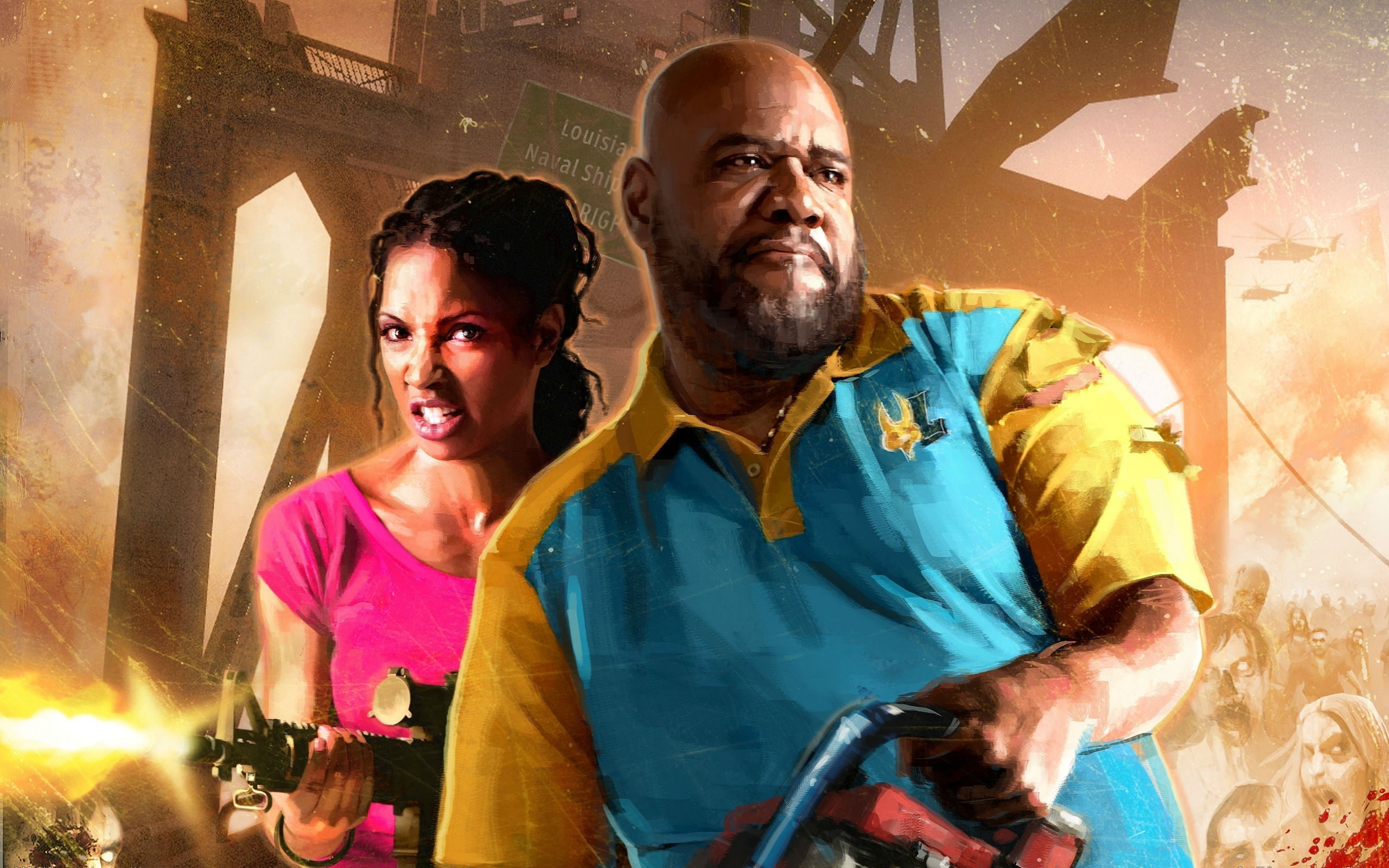Left 4 Dead, Left 4 Dead 2, 2K, HD Wallpaper