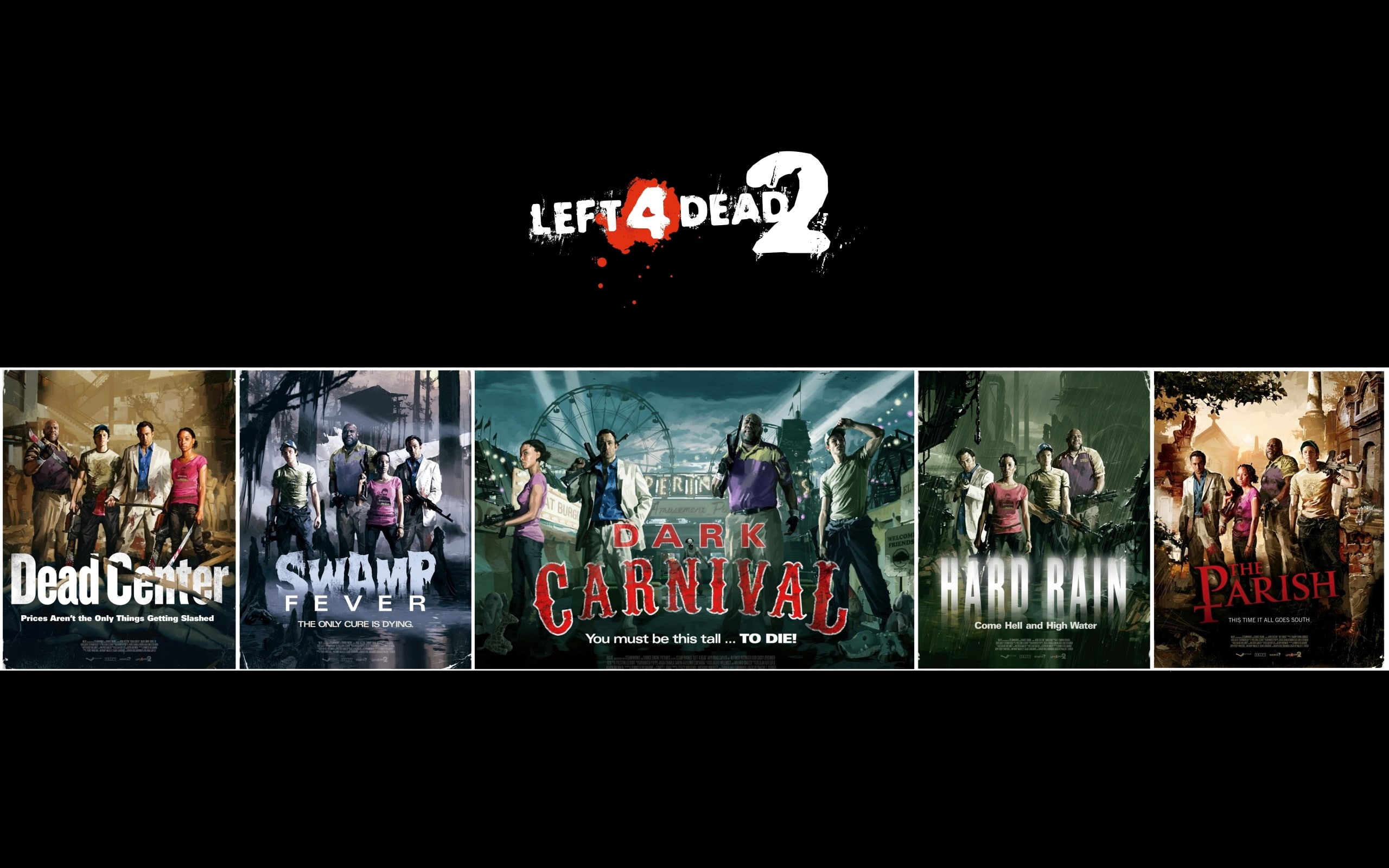 left 4 dead 2, 2K, HD Wallpaper