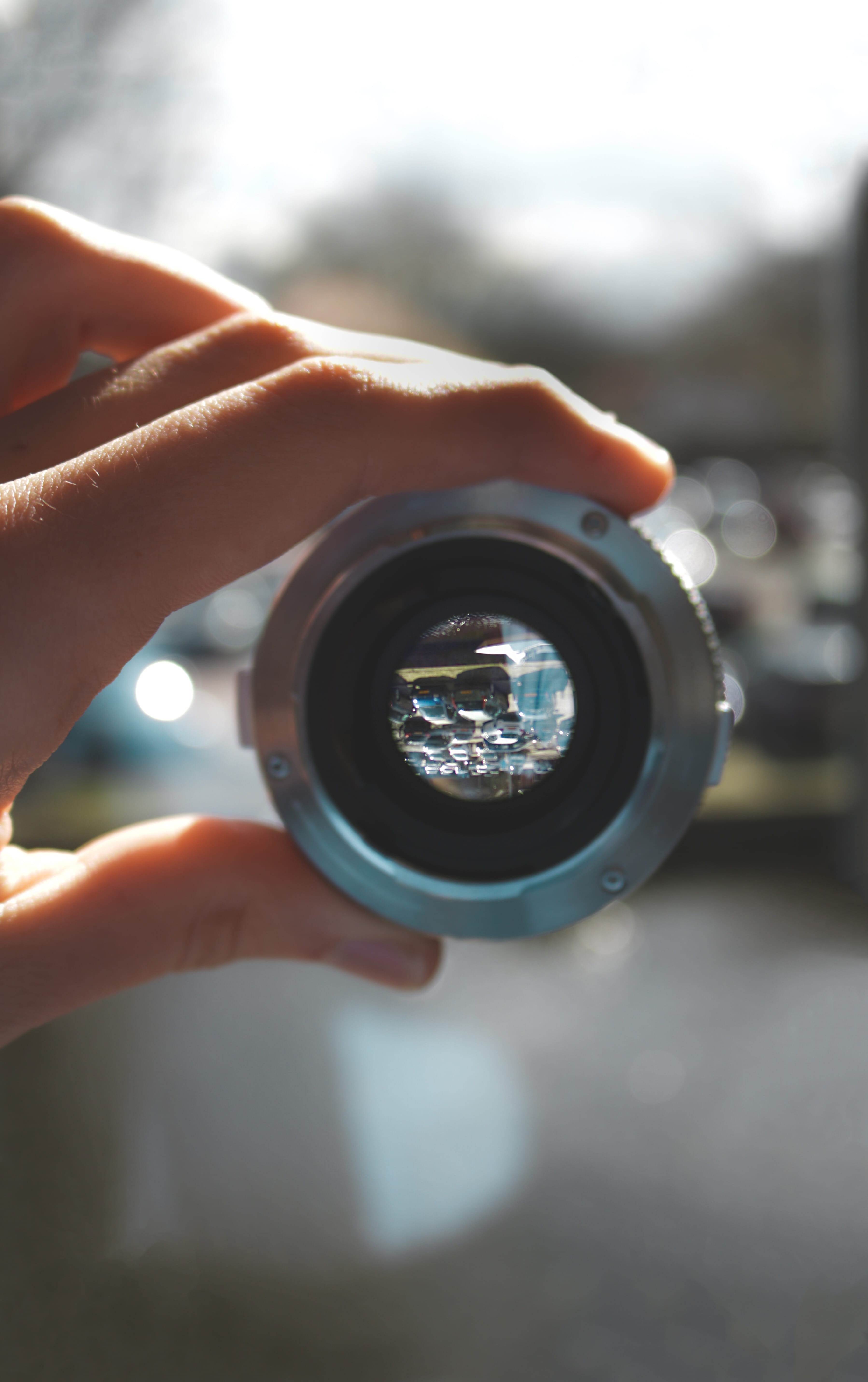 holding, fisheye, lens - optical instrument, finger, netherlands, hand, utrecht, body part, selective focus, photographic equipment, human finger, hardware, Phone HD Wallpaper