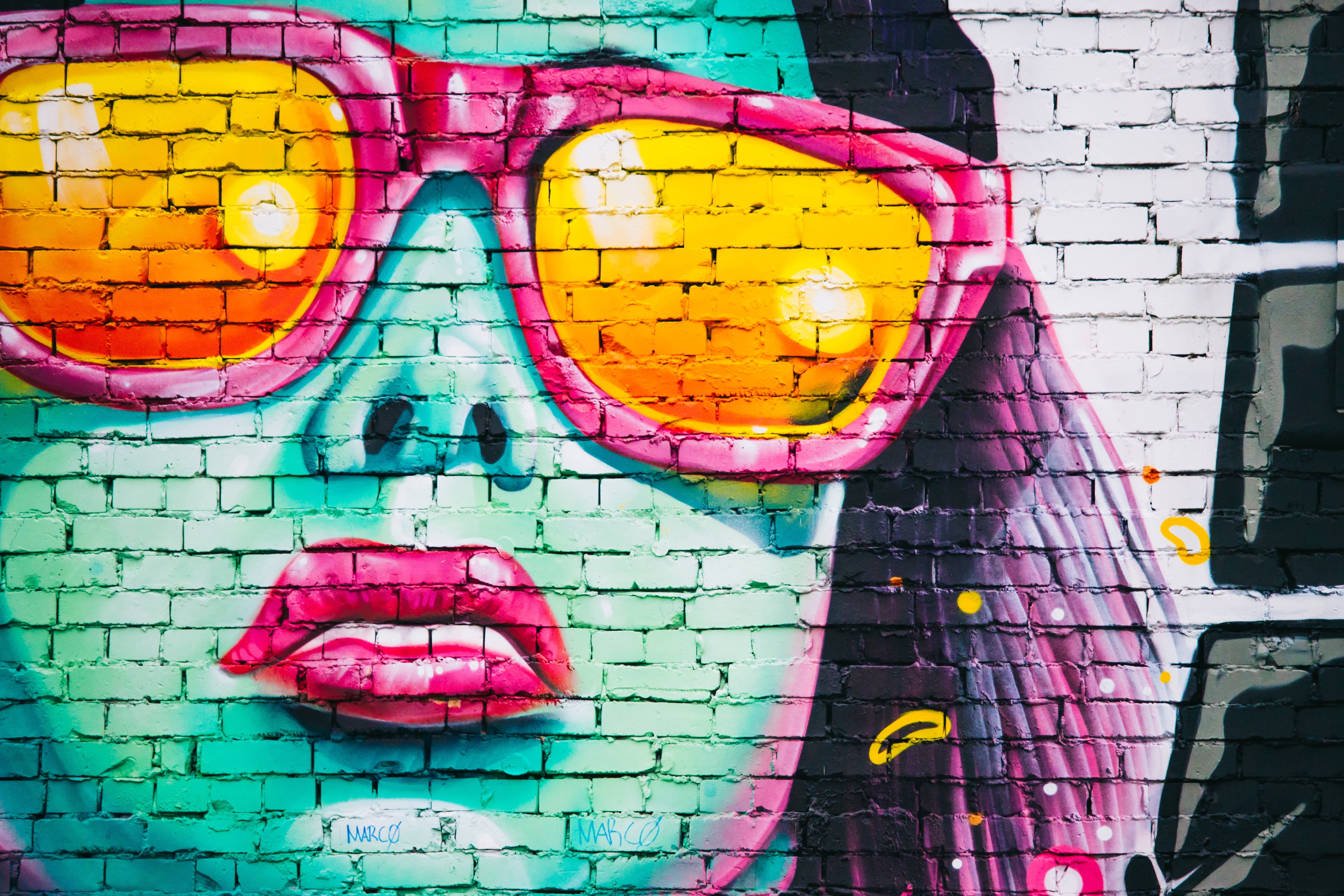 street, mural, wall - Building Feature, paint, no People, 4K, text, day, girl, creativity, building, brick, architecture, street art, art and craft, outdoors, HD Wallpaper