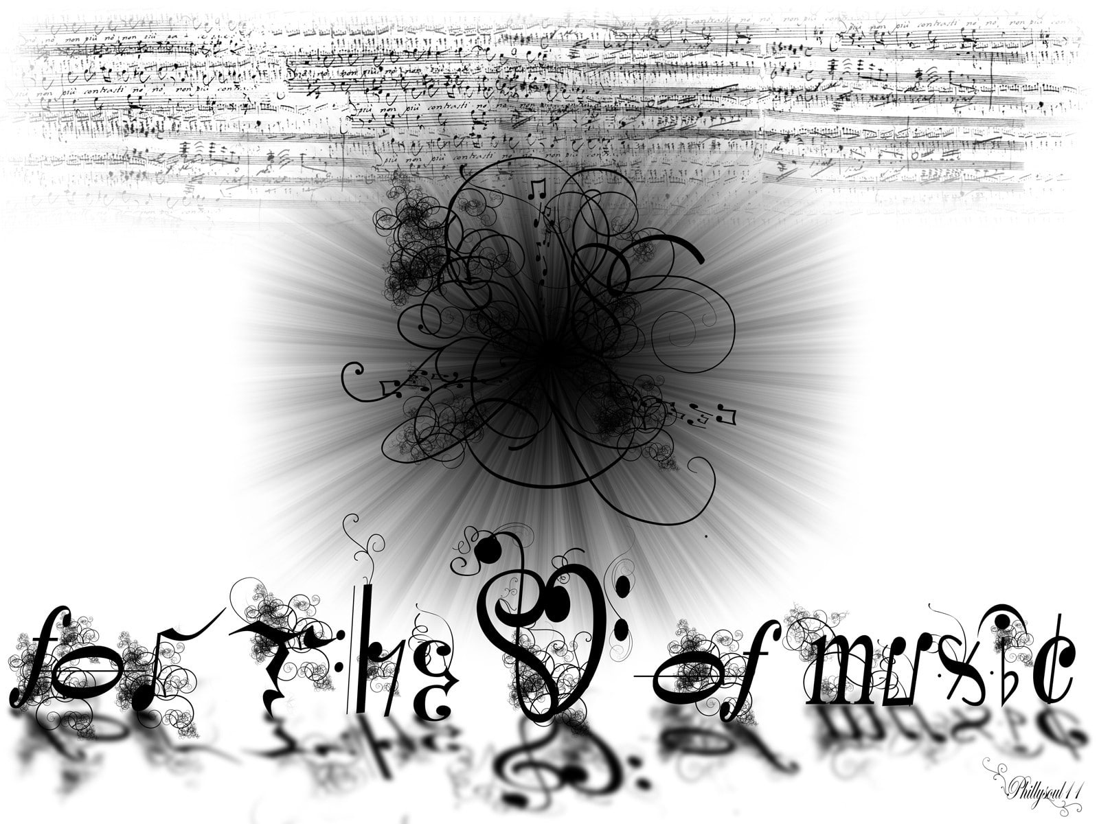 musical notes, 720P, music, HD Wallpaper