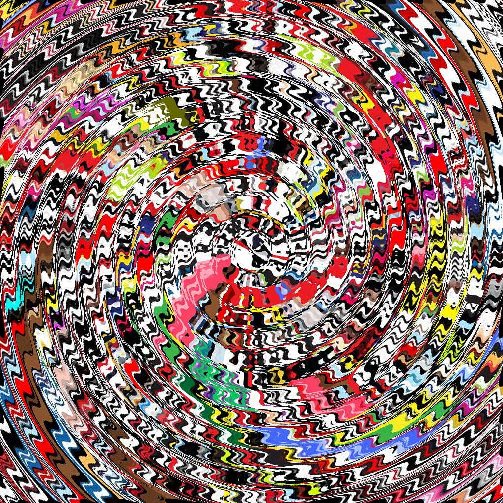 concentric, multi colored, abundance, data, no people, spiral, circle, communication, design, colorful, shape, chaos, wireless technology, close-up, full frame, Phone HD Wallpaper