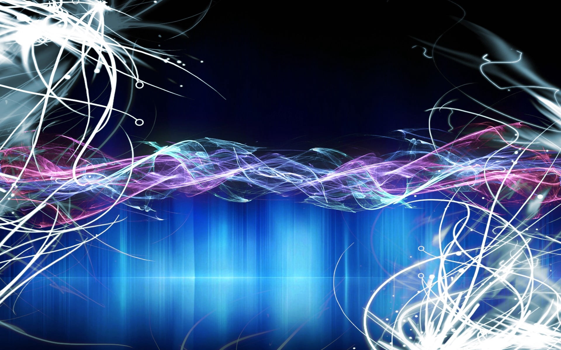night, line, motion, vibrant Color, celebration, blue, big data, technology, communication, internet, black background, illustration, blurred Motion, shadow, HD Wallpaper