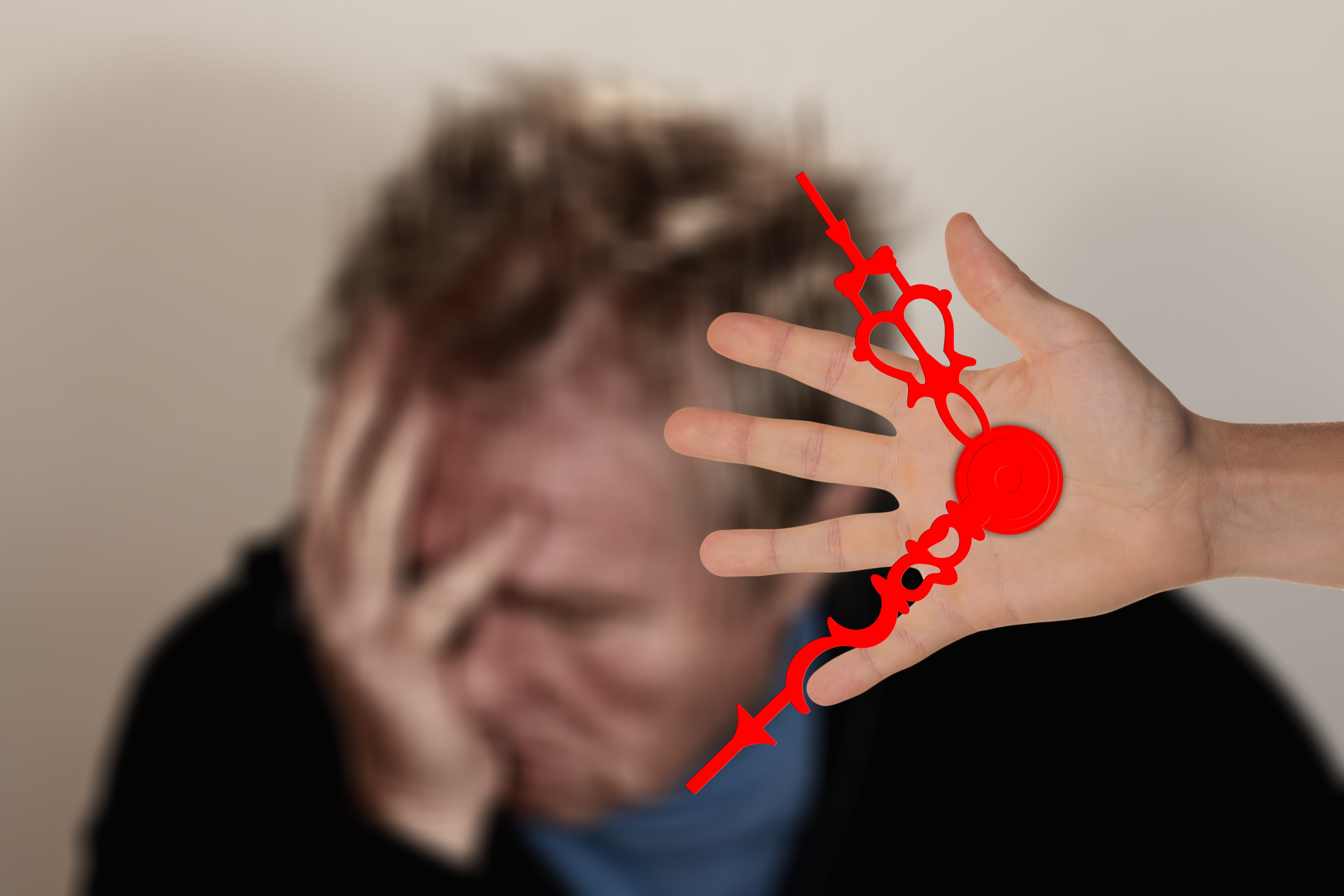focus on foreground, despair, portrait, close-up, burned out, human body part, man, clock, indoors, finger, help, studio shot, nail, hand, headshot, adult, HD Wallpaper