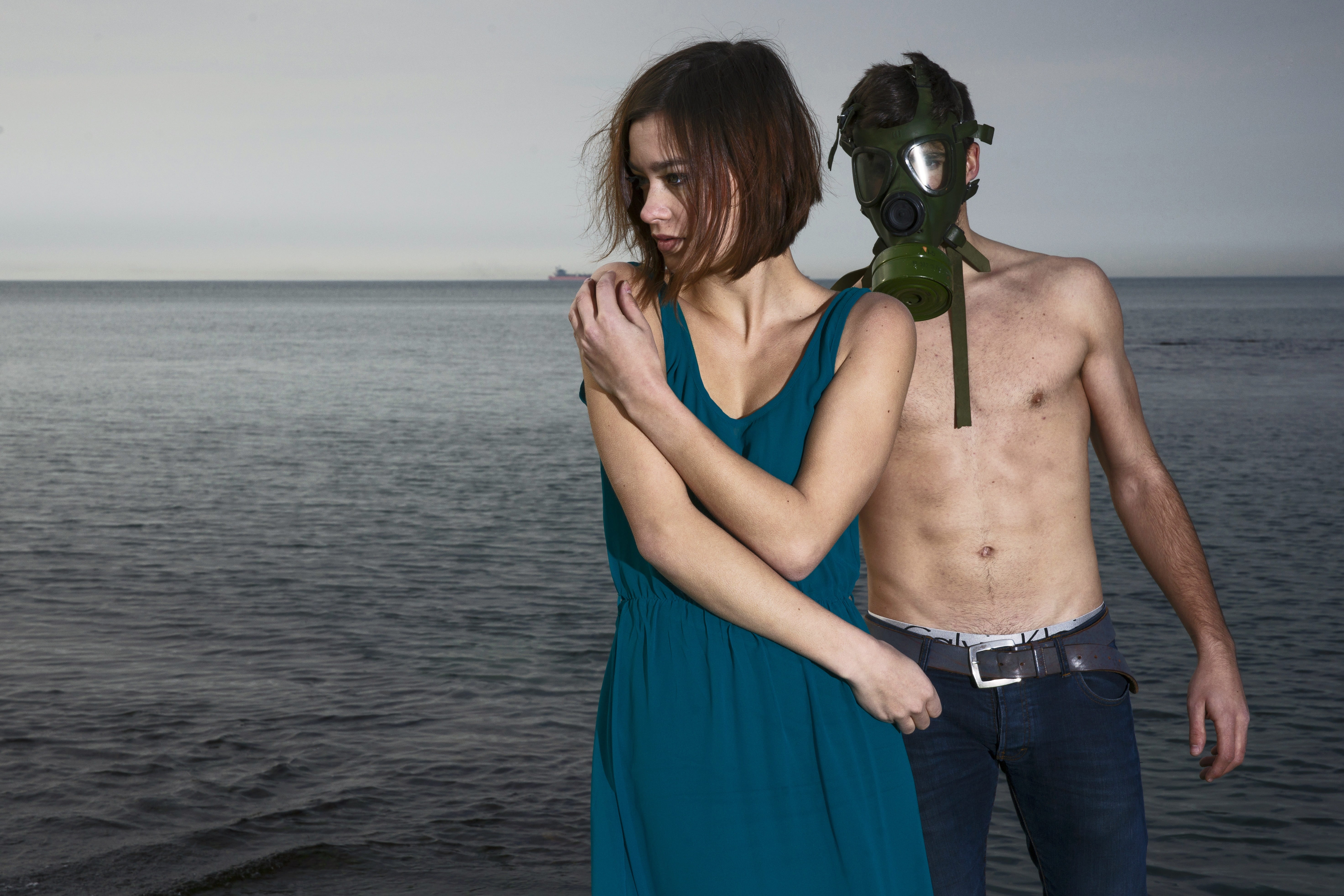 fashion, heterosexual couple, the innocence, dom, aesthetics, neck, women, clothing, hair, fashion shoot, scoop, wearing, contact, young adult, art, girl, HD Wallpaper