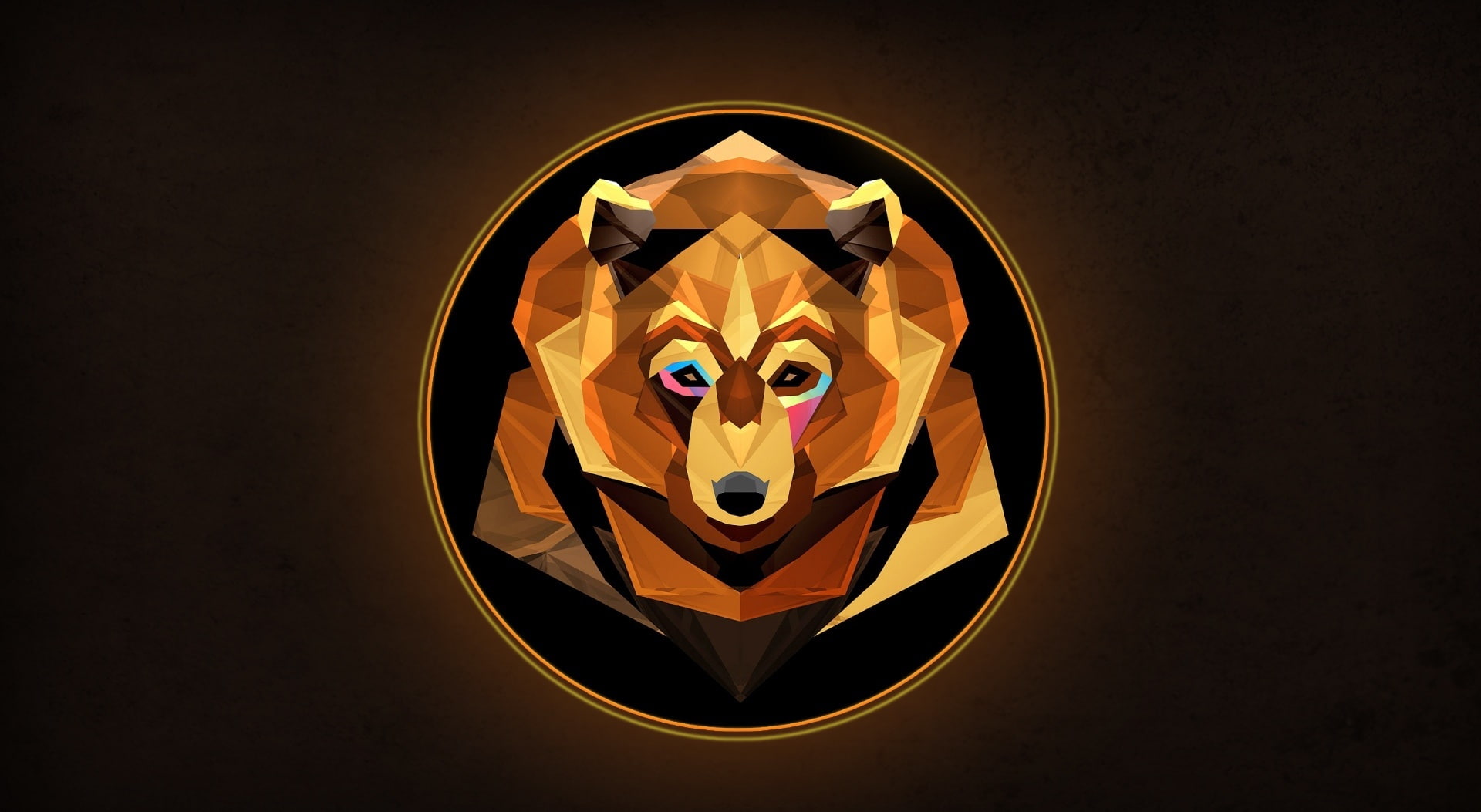 Vector Art, disguise, brown, design, no people, circle, studio shot, art and craft, shape, mask - disguise, mind, 1080P, creativity, close-up, single object, HD Wallpaper
