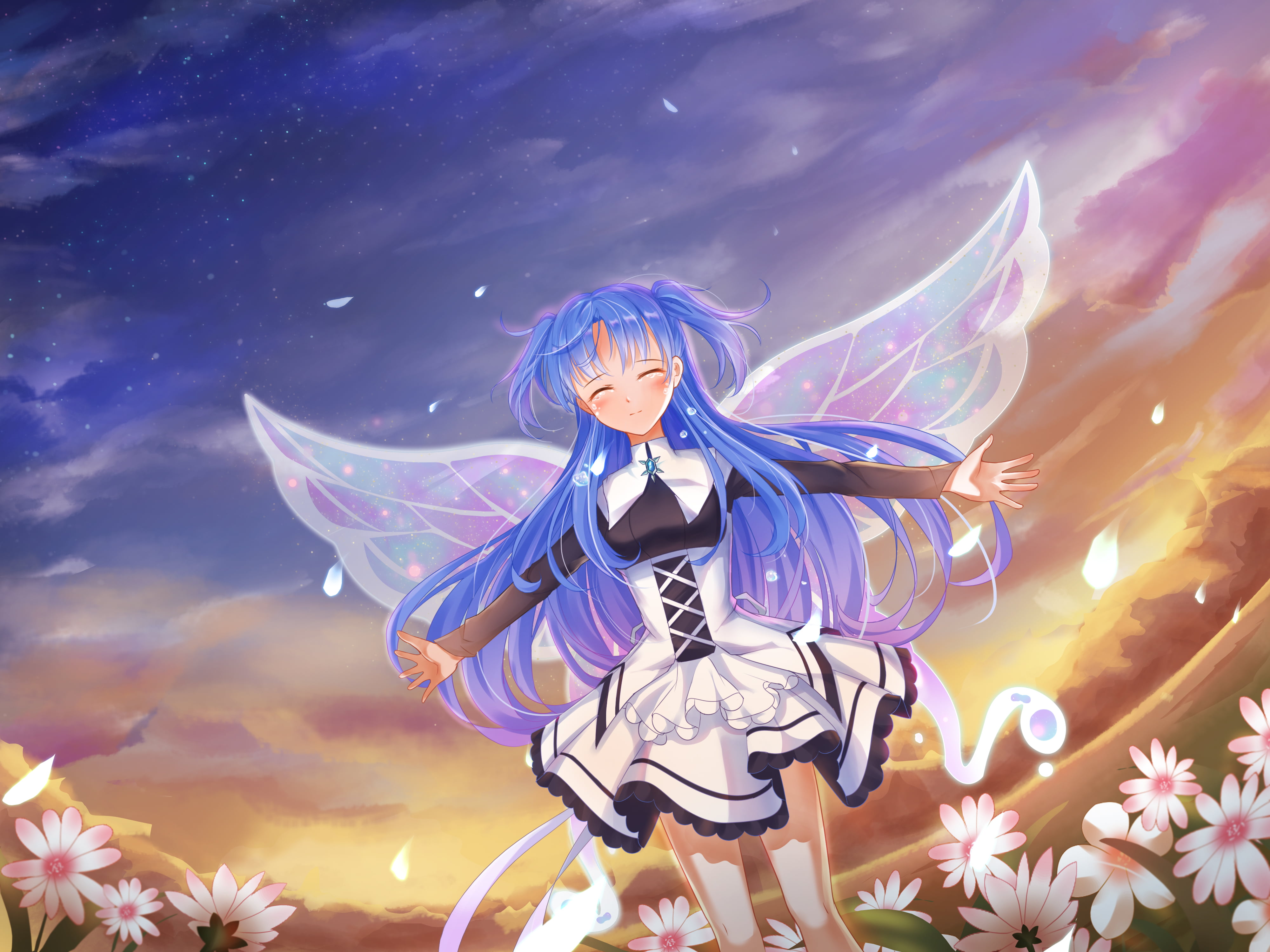 4K, Sukasuka, Chtholly Nota Seniorious, Anime, HD Wallpaper