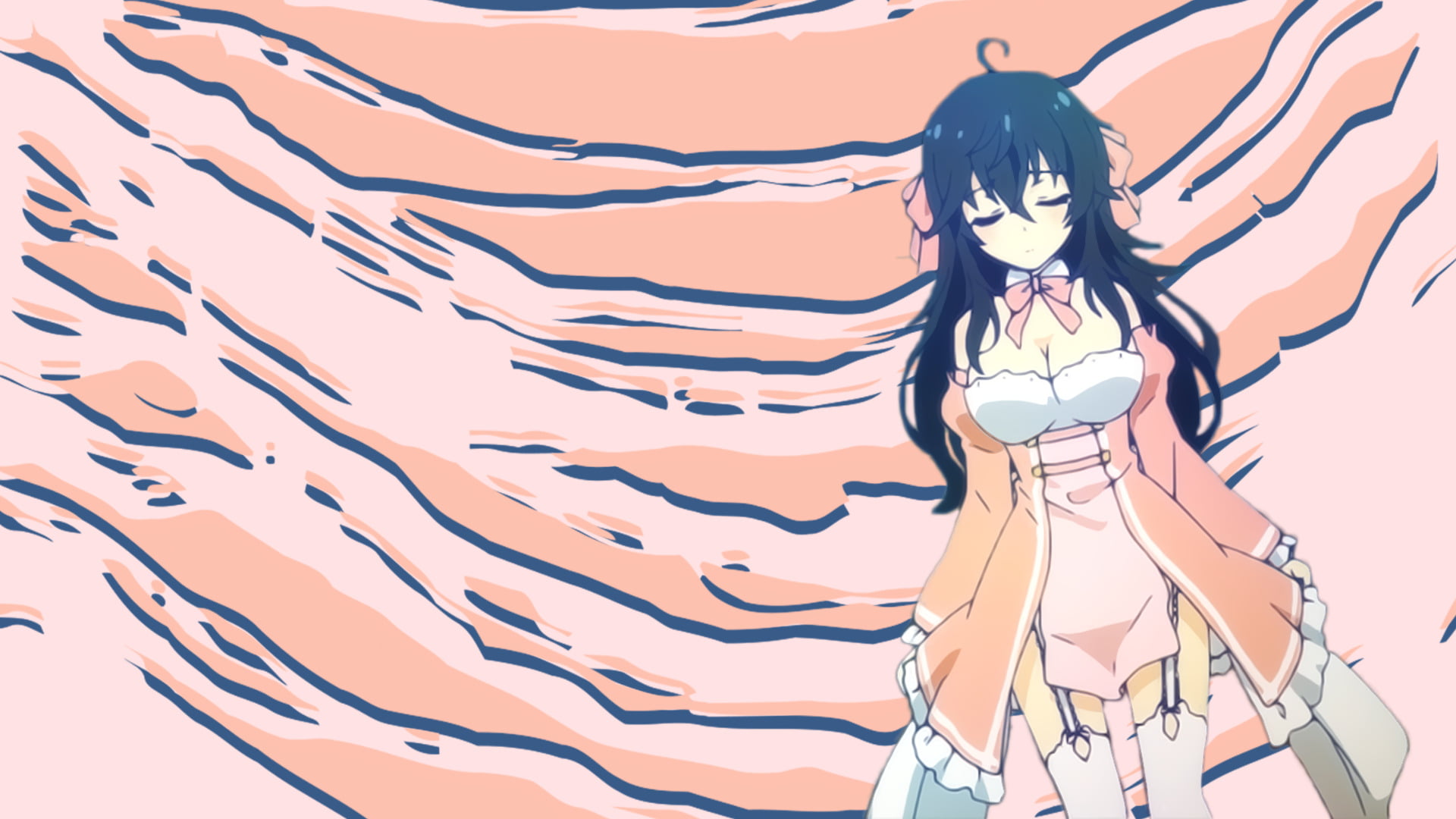 real people, women, representation, one person, creativity, Anime, beauty, front view, young adult, Ako Tamaki, Netoge no Yome wa Onnanoko ja Nai to Omotta?, HD Wallpaper