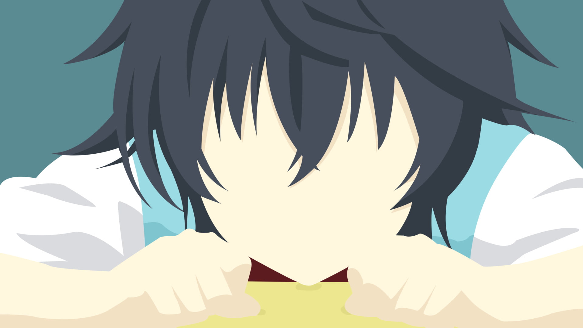 Minimalist, And you thought there is never a girl online?, Ako Tamaki, 1080P, Anime, HD Wallpaper