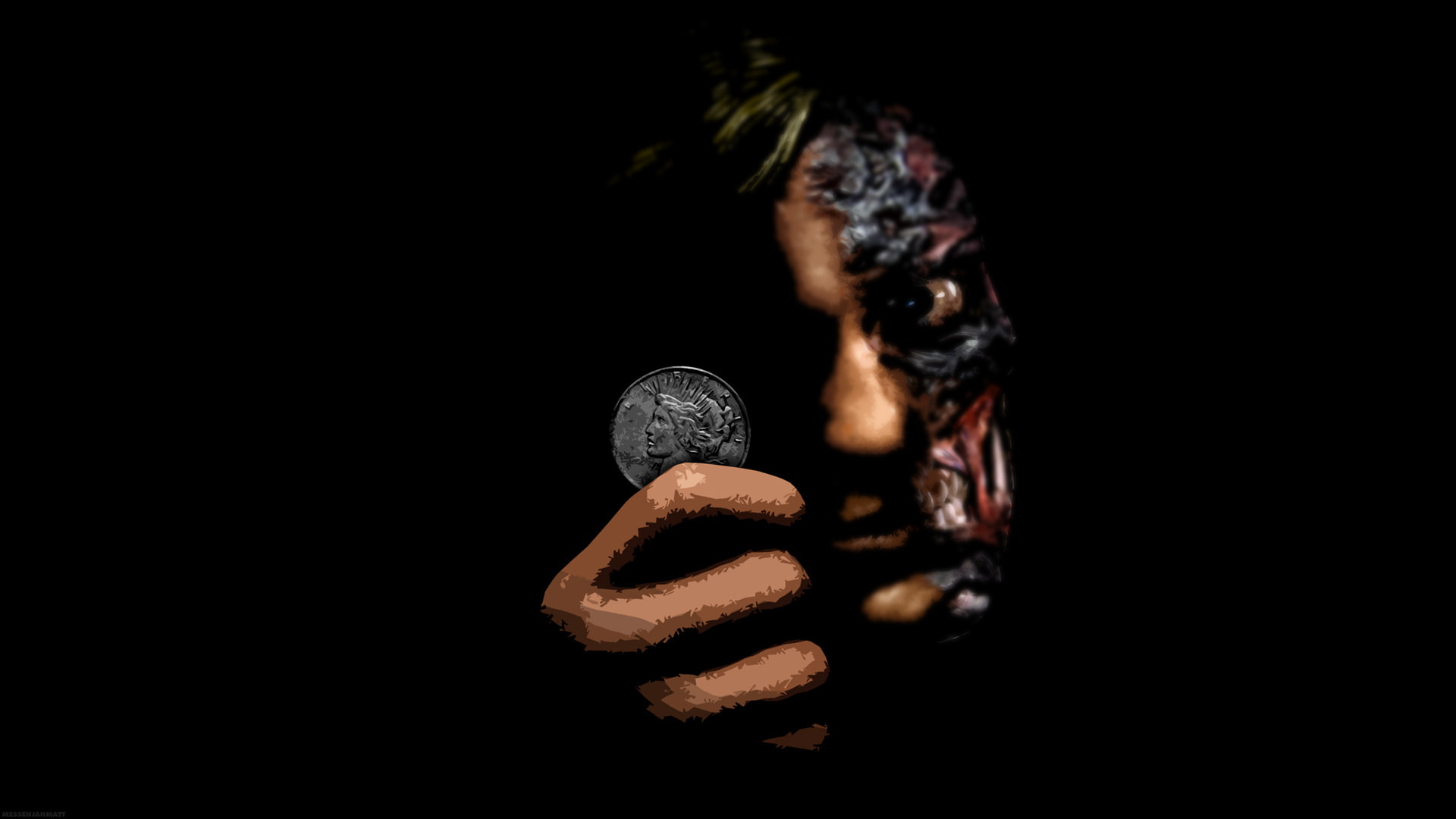 The Dark Knight, Two-Face, Batman, 1080P, HD Wallpaper