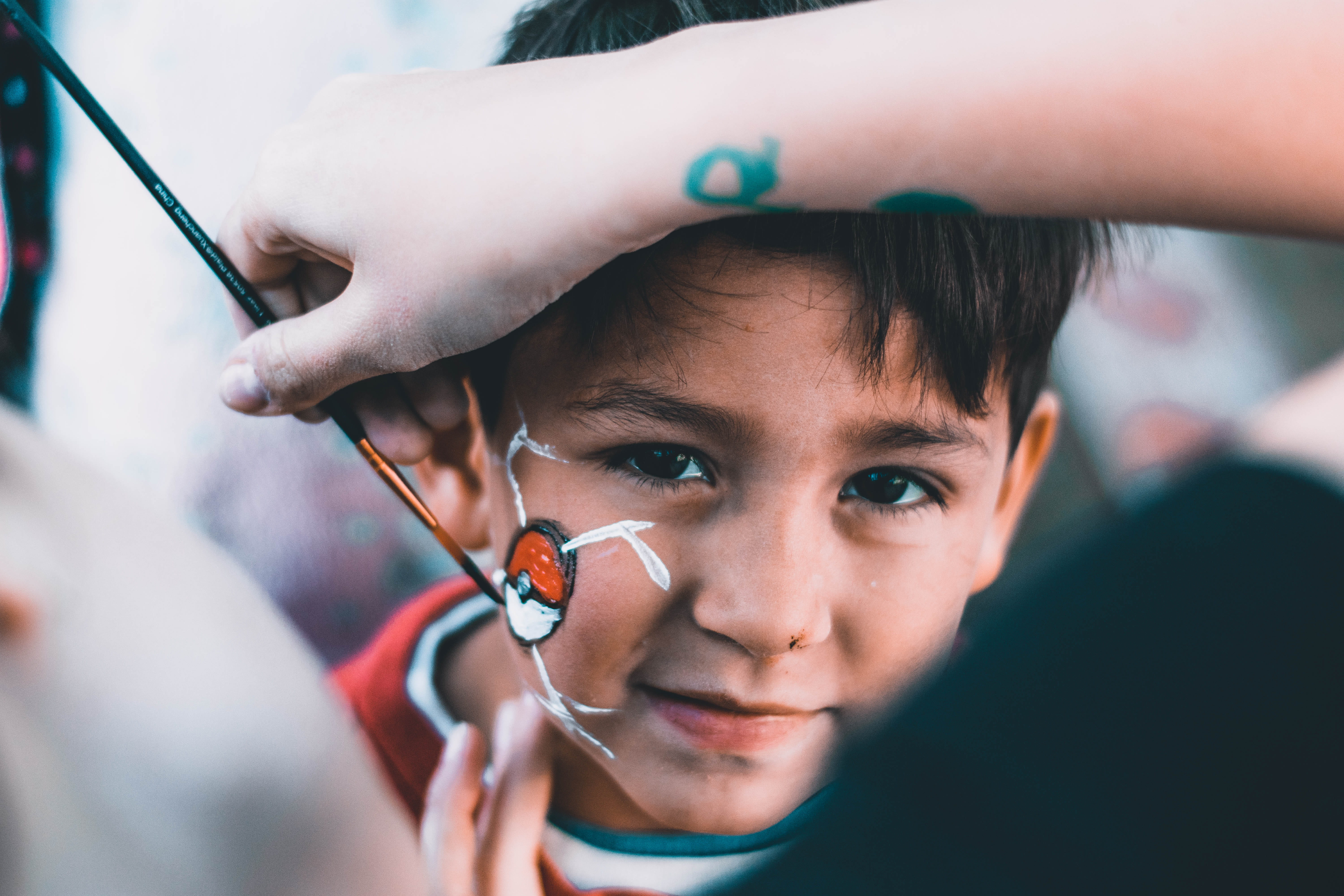 offspring, girls, outdoor, front view, face, hot, males, mexico, close-up, pokeball, emotion, pokemon, s, painting, adolescence, child, boys, men, real people, HD Wallpaper