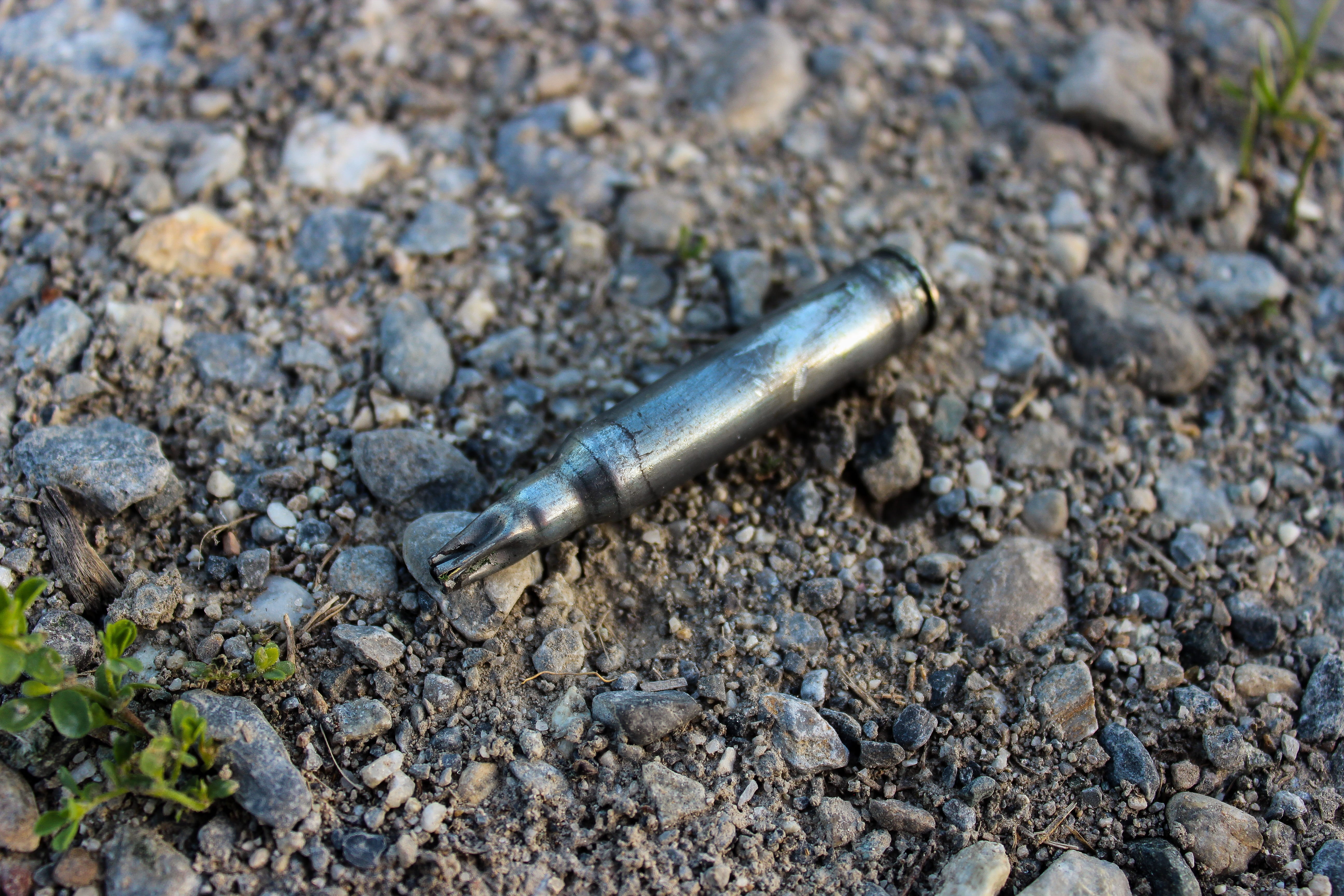 machine gun, dangerous, weapons, 5K, one animal, animals in the wild, close-up, outdoors, soldier, animal wildlife, 5, land, used, field, stones, invertebrate, HD Wallpaper