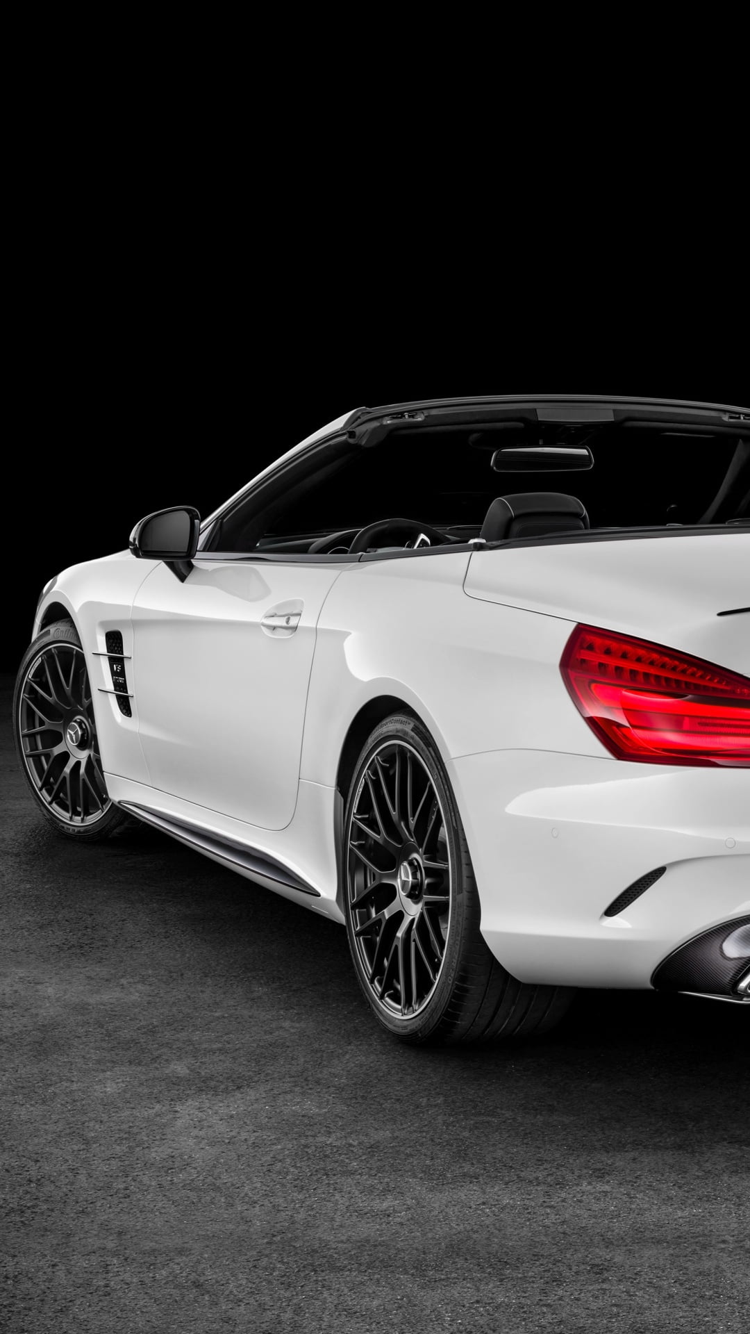 tire, wheel, motor vehicle, mode of transportation, land vehicle, convertible, teenager, elegance, benz, profile view, speed, sports car, silver colored, Phone HD Wallpaper