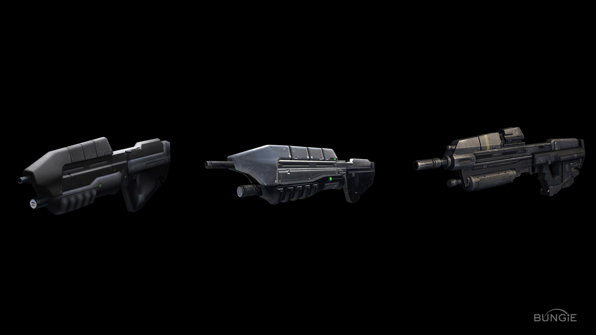 halo, assault, rifle, Comparisons, Assault Rifle, hd, video, art, 1080P, games, Halo Reach, HD Wallpaper