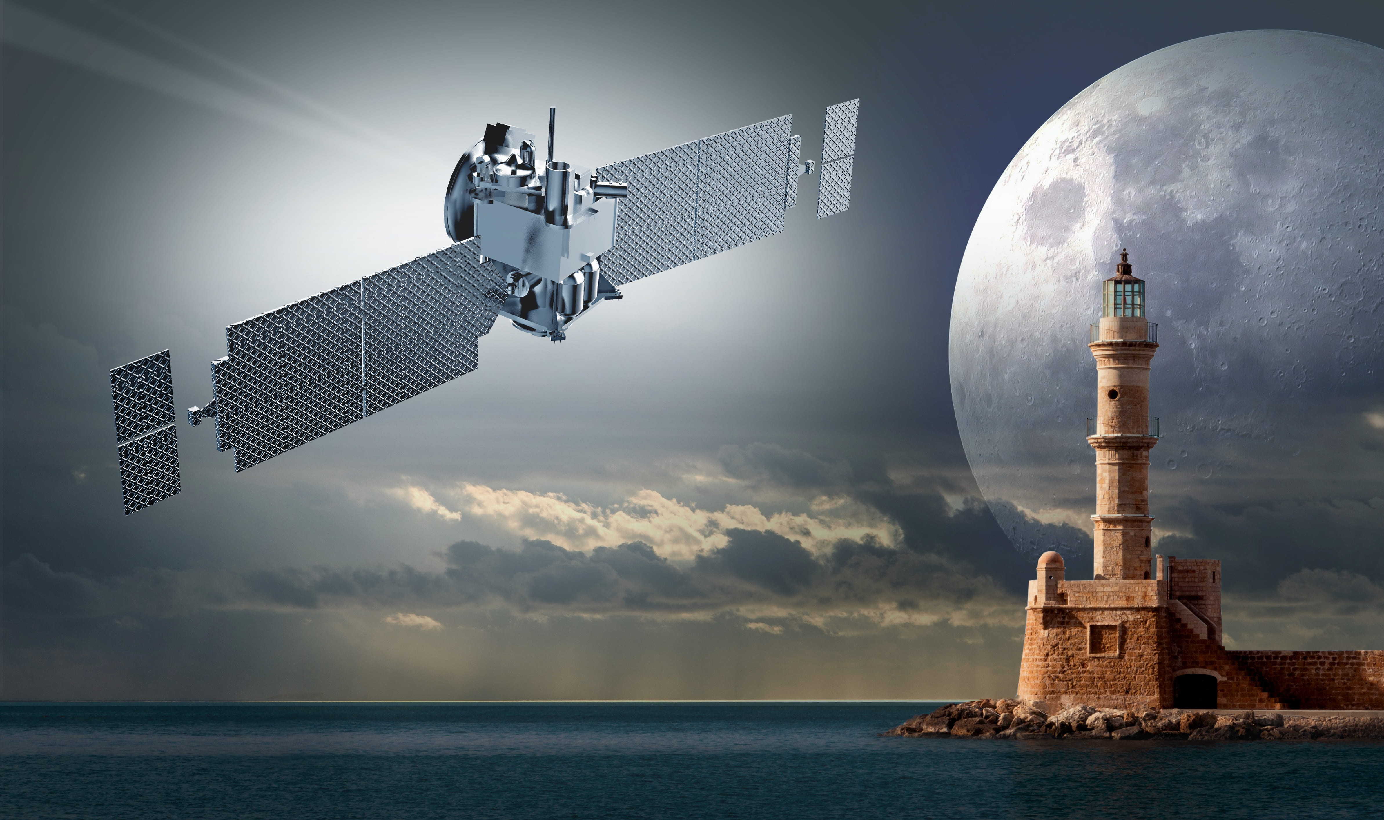 comparison, science, tower, planet, past, business, mission to mars, technology, digital composite, time travel, space probe, space, lighthouse, amount of time, HD Wallpaper